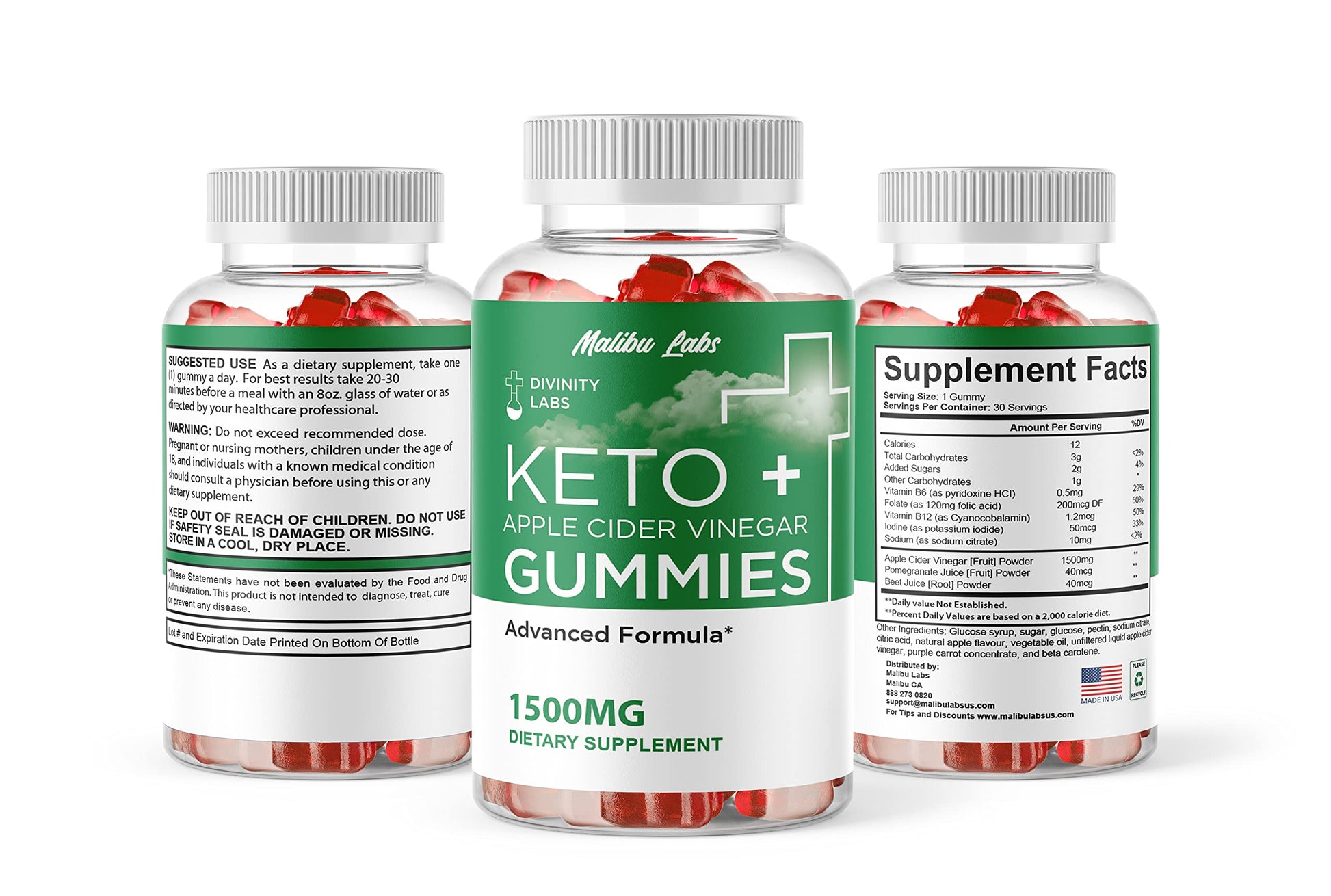 Divinity Labs Keto ACV Gummies, Apple Cider Vinegar Ketosis, New Strong Time Released Malibu Labs uk supplements