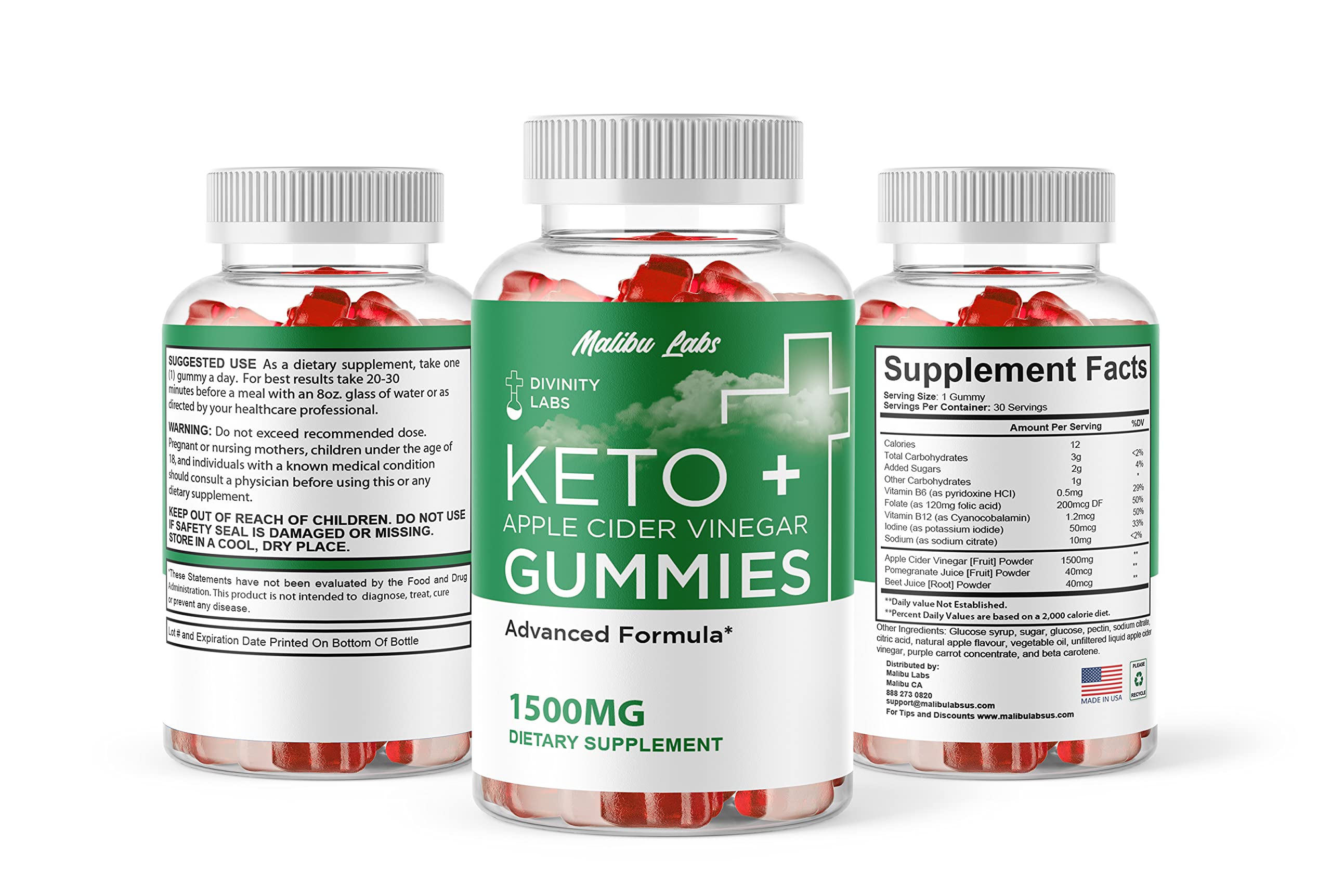 Divinity Labs Keto ACV Gummies, Apple Cider Vinegar Ketosis, New Strong Time Released Malibu Labs uk supplements