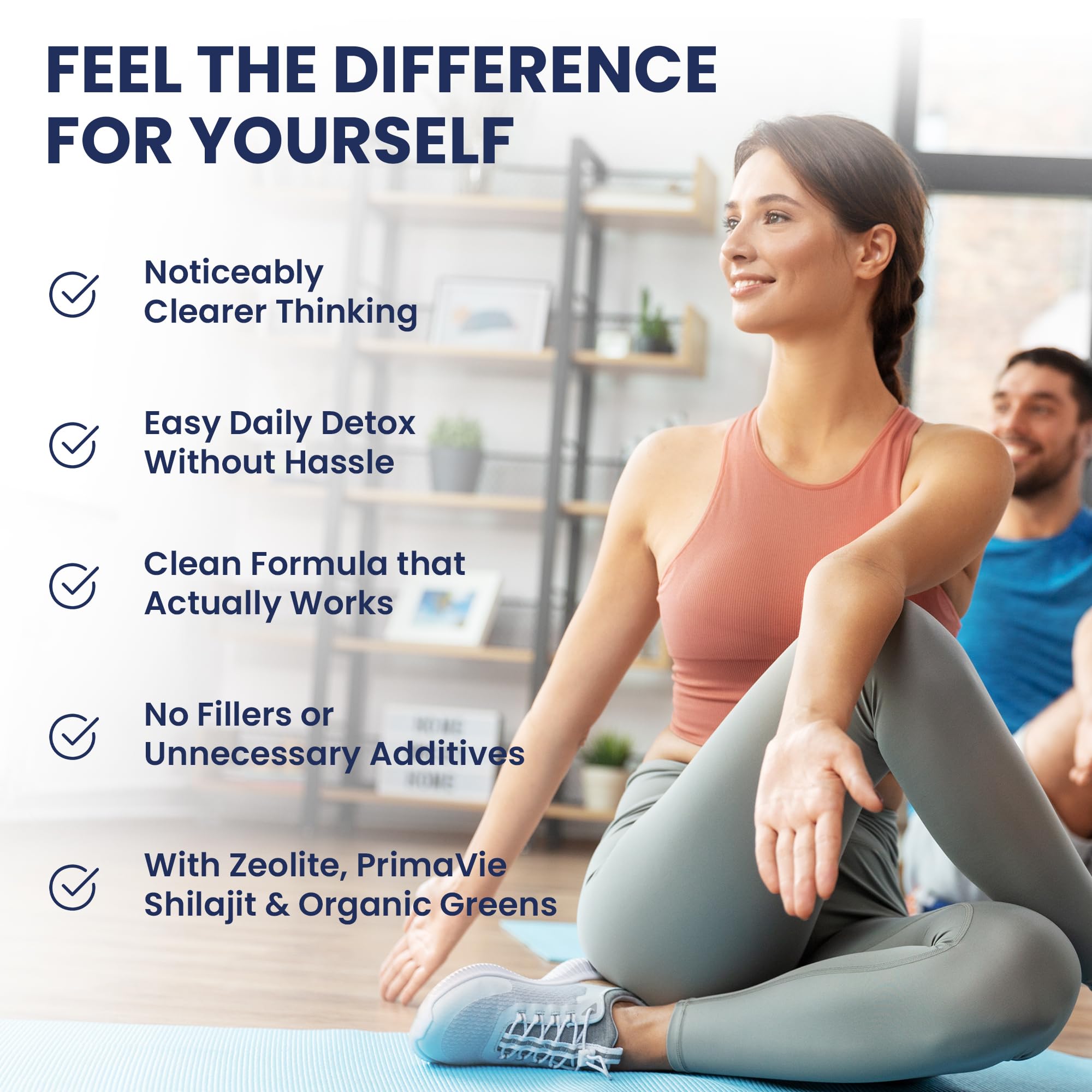 Ultra Human Daily Wellness Support – Heavy Metal Detox Cleanse, with Zeolite, Shilajit, Organic Chlorella & Spirulina, NAC & Alpha Lipoic. Supports Daily Detox, Cognition, Immune System -(Made in USA) Ultra Human uk supplements