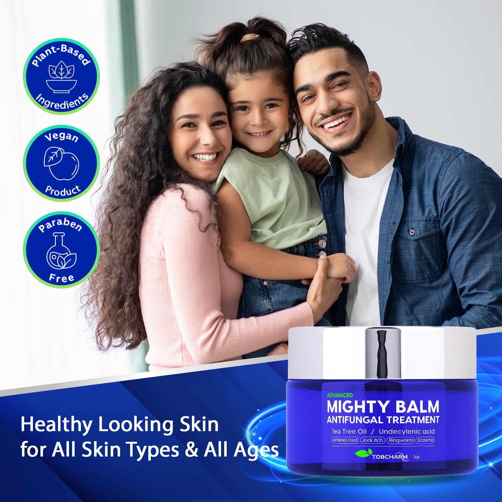 Tobcharm Antifungal Cream, Antifungal Cream for Skin, Ringworm Treatment for Humans Tobcharm uk supplements