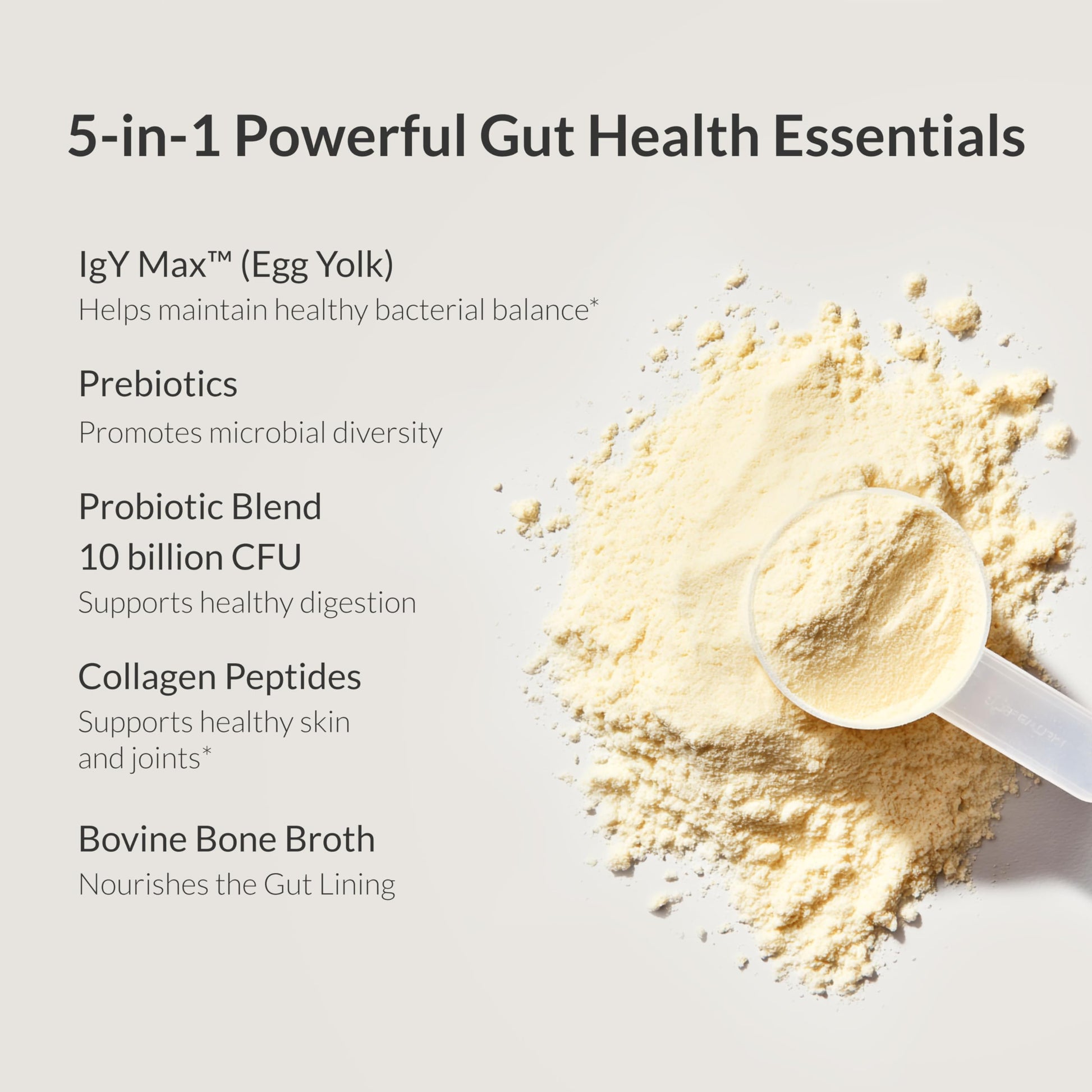 Microbiome Breakthrough™ Gut Support Powder – Vegetarian Vanilla – With Probiotics, Prebiotics, and IgY Max® – Source of L-Glutamine – Supports Digestive Comfort, Gas & Bloating Relief 30 Servings* BIOptimizers uk supplements