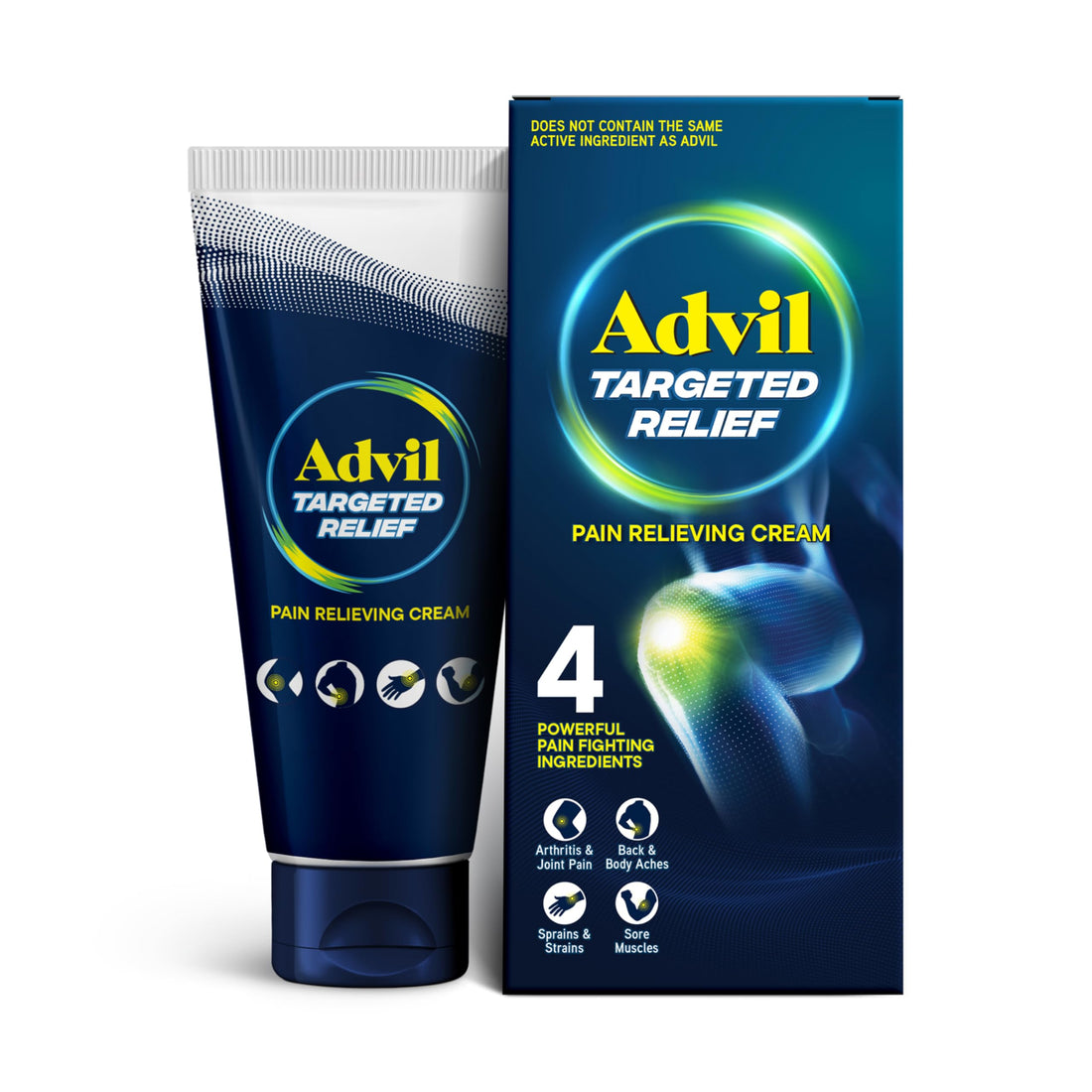 Advil Targeted Relief Pain Relieving Cream, Up to 8 Hours of Powerful Relief of Minor Arthritis Pain, Joint Pain, Lower Back Pain and Muscle Pain - 2.3 oz Advil uk supplements