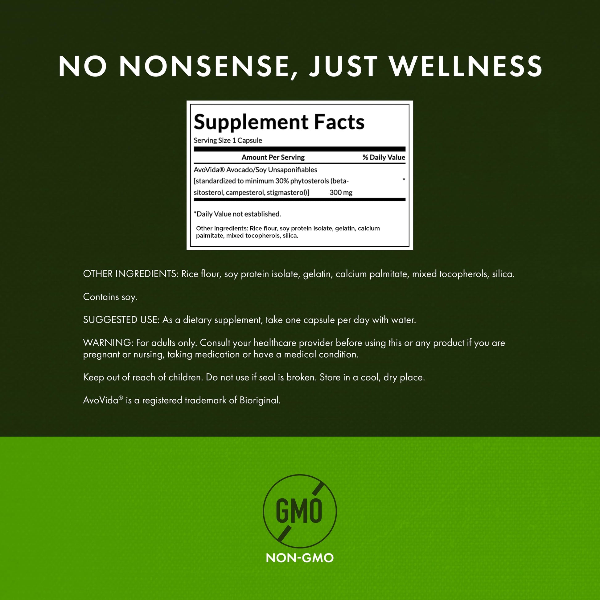 Swanson AvoVida - Natural Supplement Promoting Joint Health & Mobility - Avocado & Soybean Unsaponifiables to Support Cartilage & Tissue Health - (60 Capsules, 300mg Each) (1 Pack) Swanson uk supplements