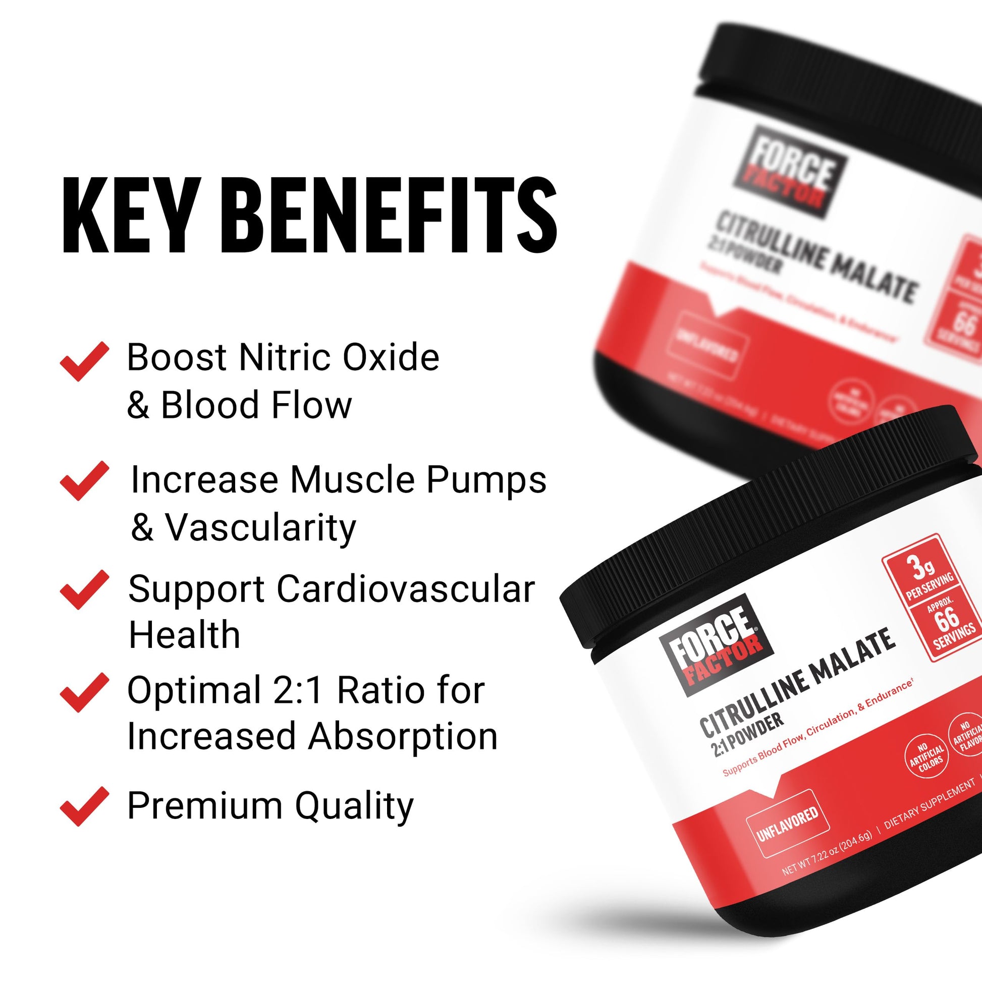 FORCE FACTOR Citrulline Malate 2:1, L Citrulline Supplement for Men to Boost Nitric Oxide Force Factor uk supplements