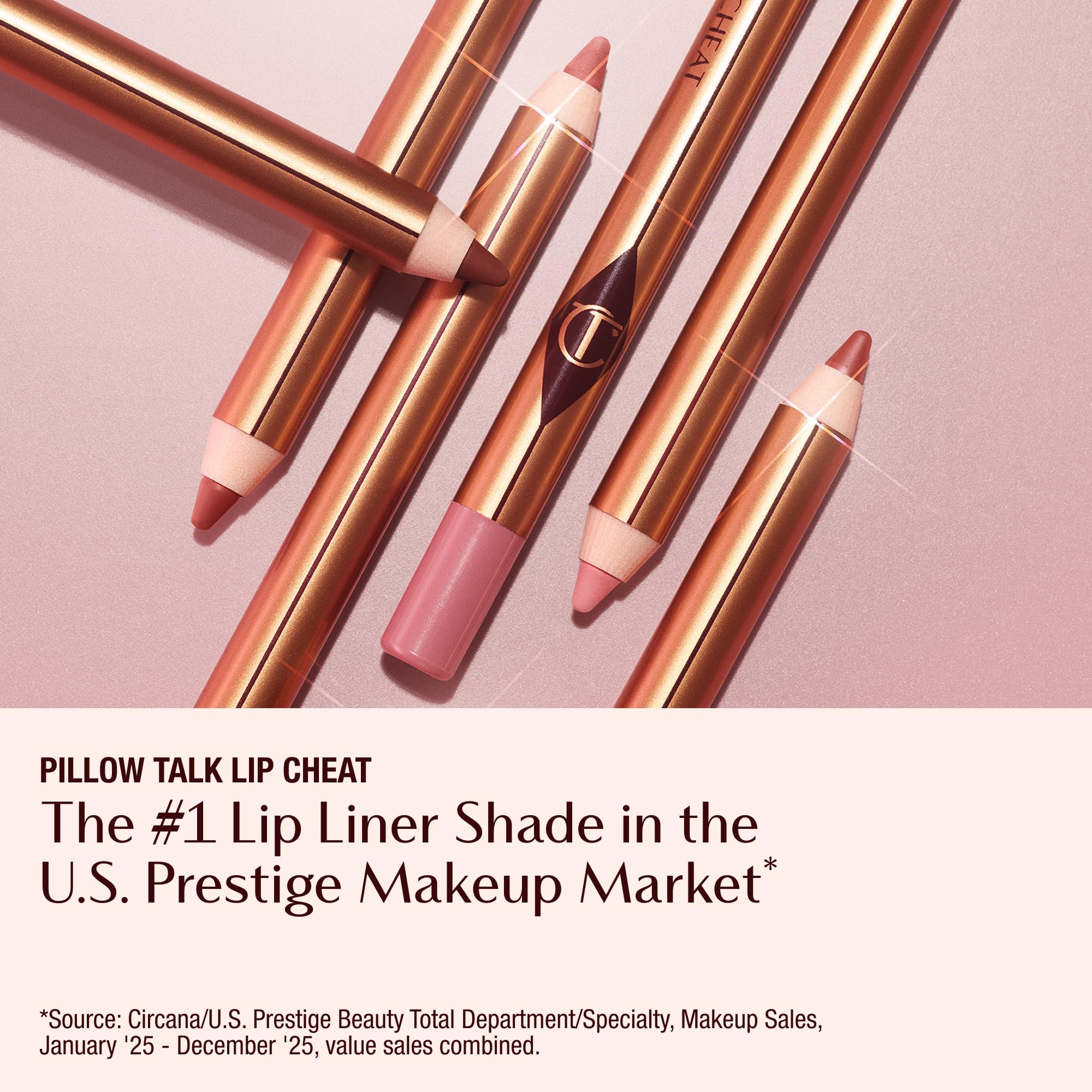 Charlotte Tilbury Lip Cheat Lip Liner Pencil - Gives Lips a Fuller-Looking, Defined Pout - Enriched with Jojoba Oil & Hyaluronic Acid - Waterproof, Smudge-Proof & Transfer-Proof - Pillow Talk Medium Charlotte Tilbury uk supplements