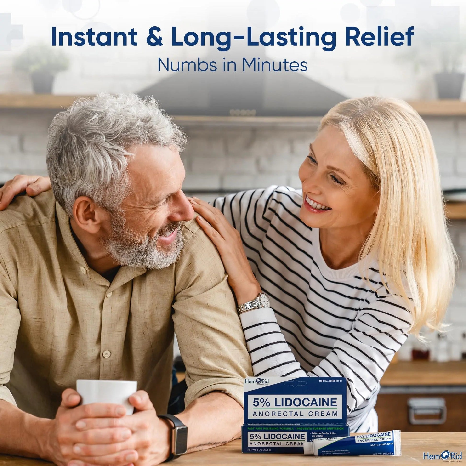 HemRid Maximum Strength Lidocaine Cream for Pain Management. Fast-Acting Hemorrhoid Solution with 5% Lidocaine. Instant Anal Itch and Numbing Effect HemRid uk supplements