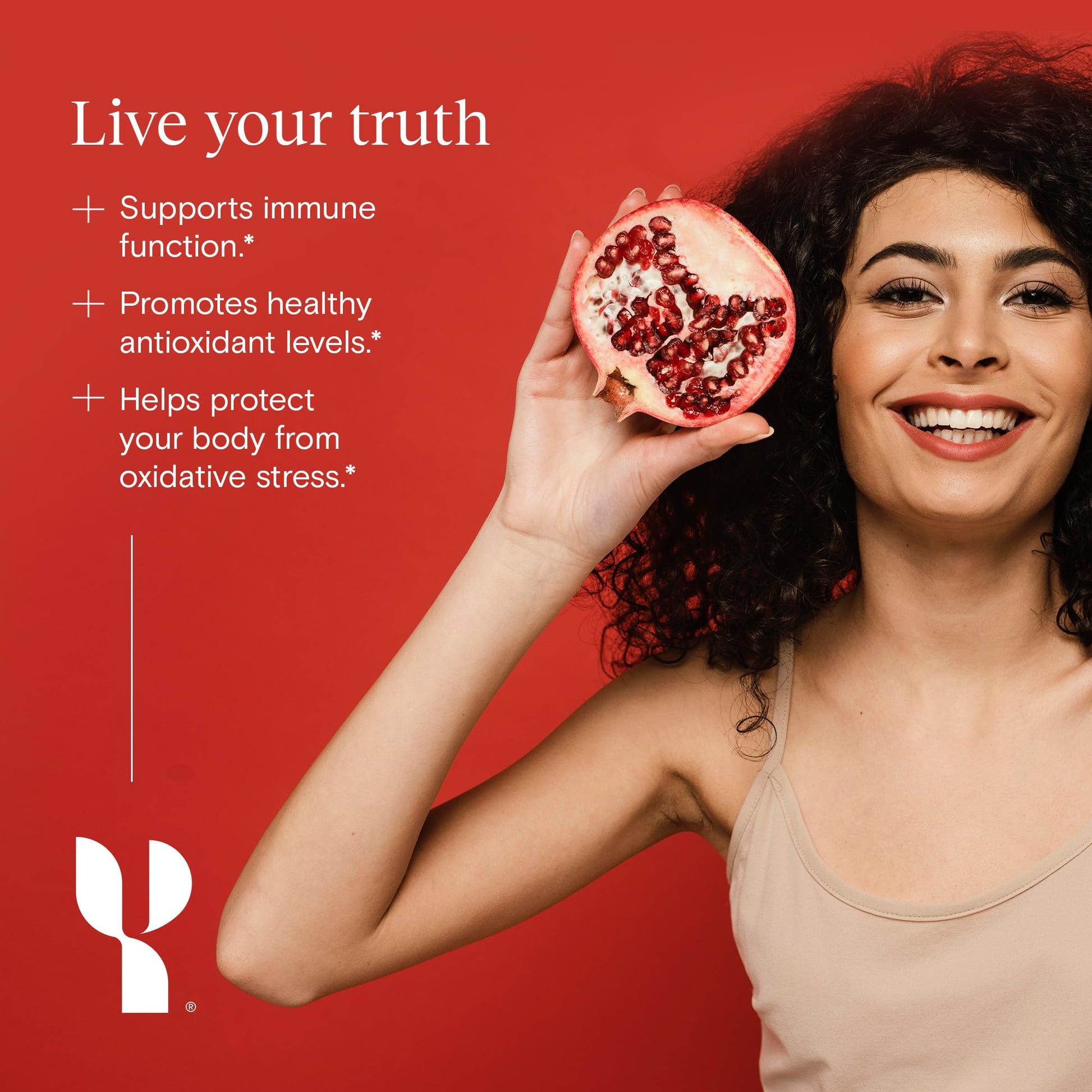 Yoli® Truth Antioxidant and Immune Support Supplement with Vitamin C, Botanicals, Superfruits, and Minerals - Pomegranate, 30 Packets Yoli uk supplements