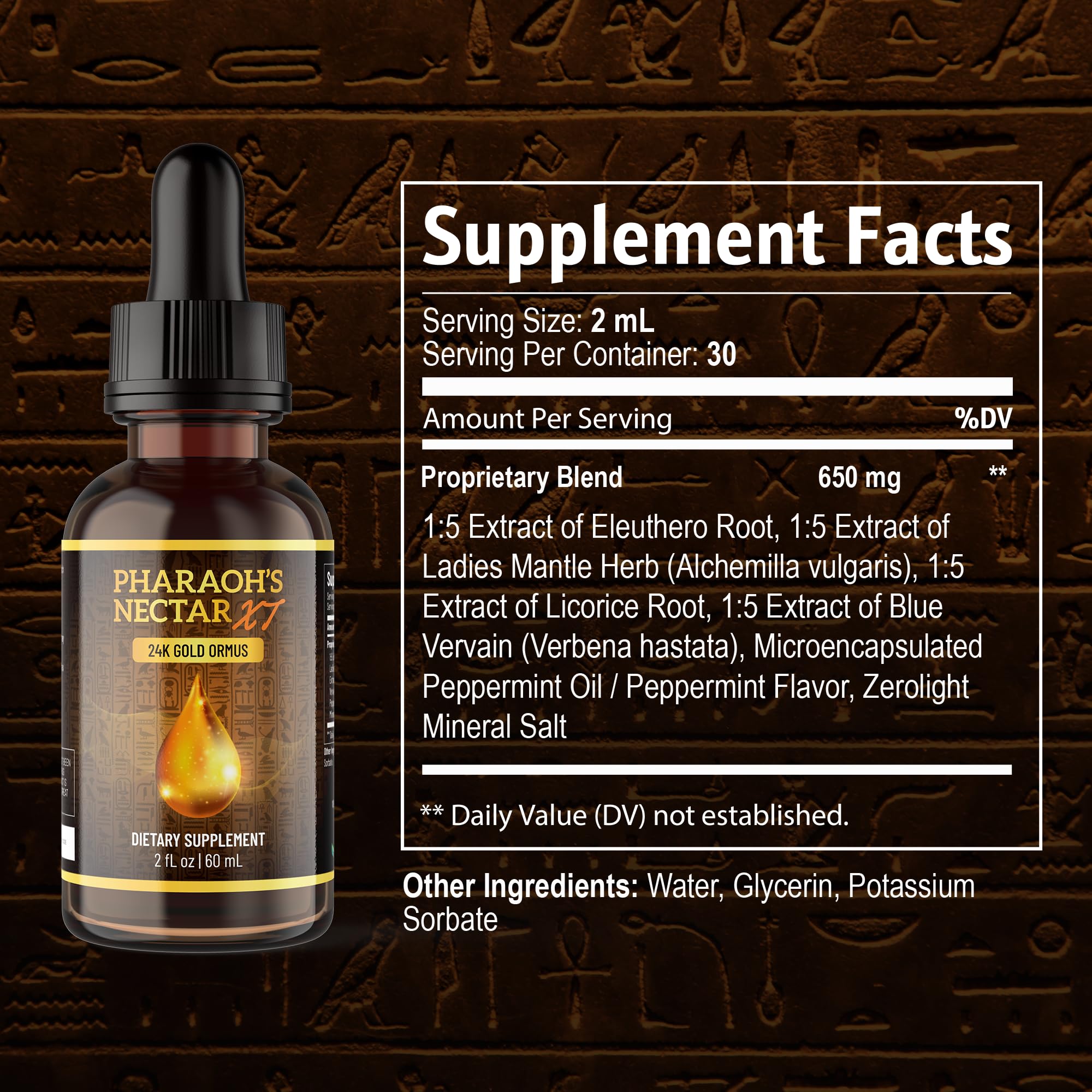 Pineal XT Gold + Pharaoh's Nectar - Pineal Gland Supplement Bundle – 24K Monoatomic Gold Ormus Drops, Pineal Gland Decalcification, Third Eye Awakening, Focus, Energy & Manifestation Nutraville uk supplements