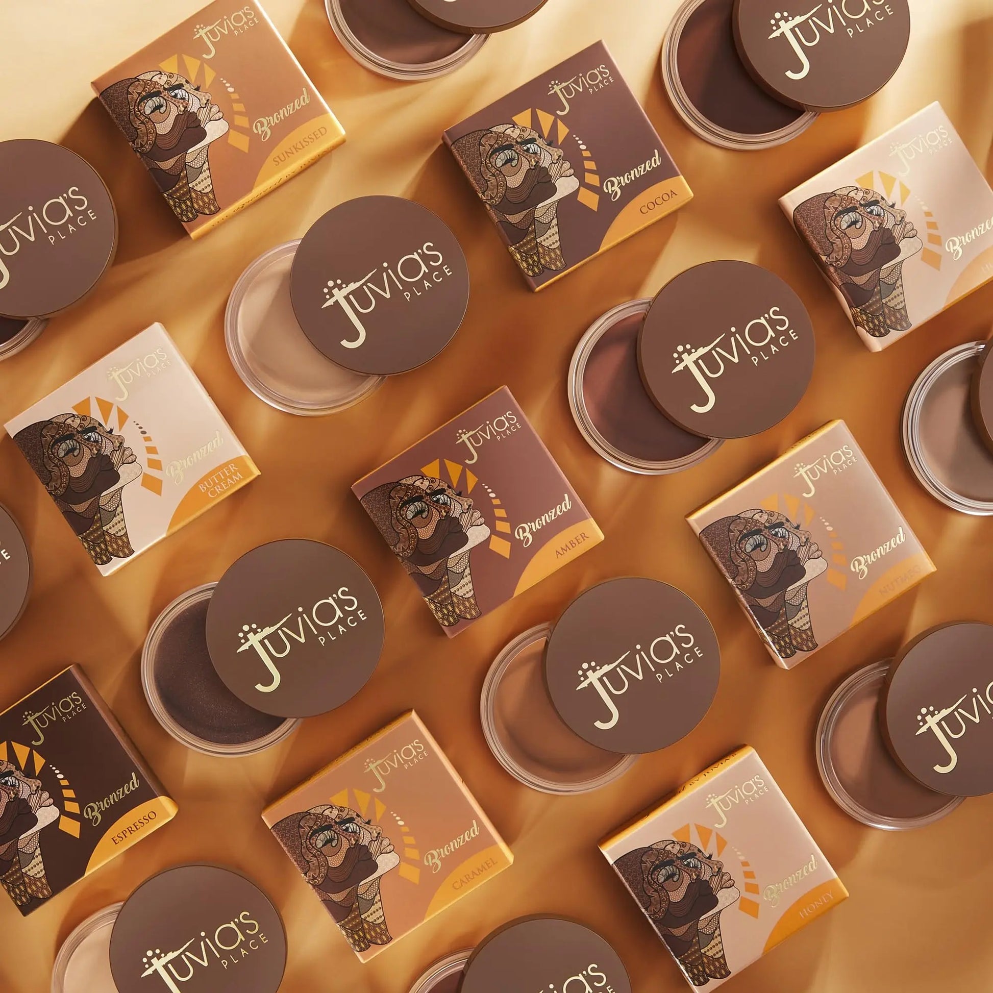 Juvia's Place Bronzed Cream Bronzer - Buttercream - Smooth Cream Bronzer Pot for Sun-Kissed Glow & Warmth, Buildable & Blendable Makeup Contour with Long-Lasting Matte Shimmer Finish, Highly Pigmented Juvia's Place uk supplements