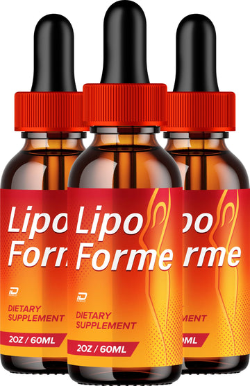Lipo Forme Liquid Drops – LipoForme Natural Liquid Dietary Natural Blend Supplement (3 Pack – 3 Month Supply) Indelo uk supplements