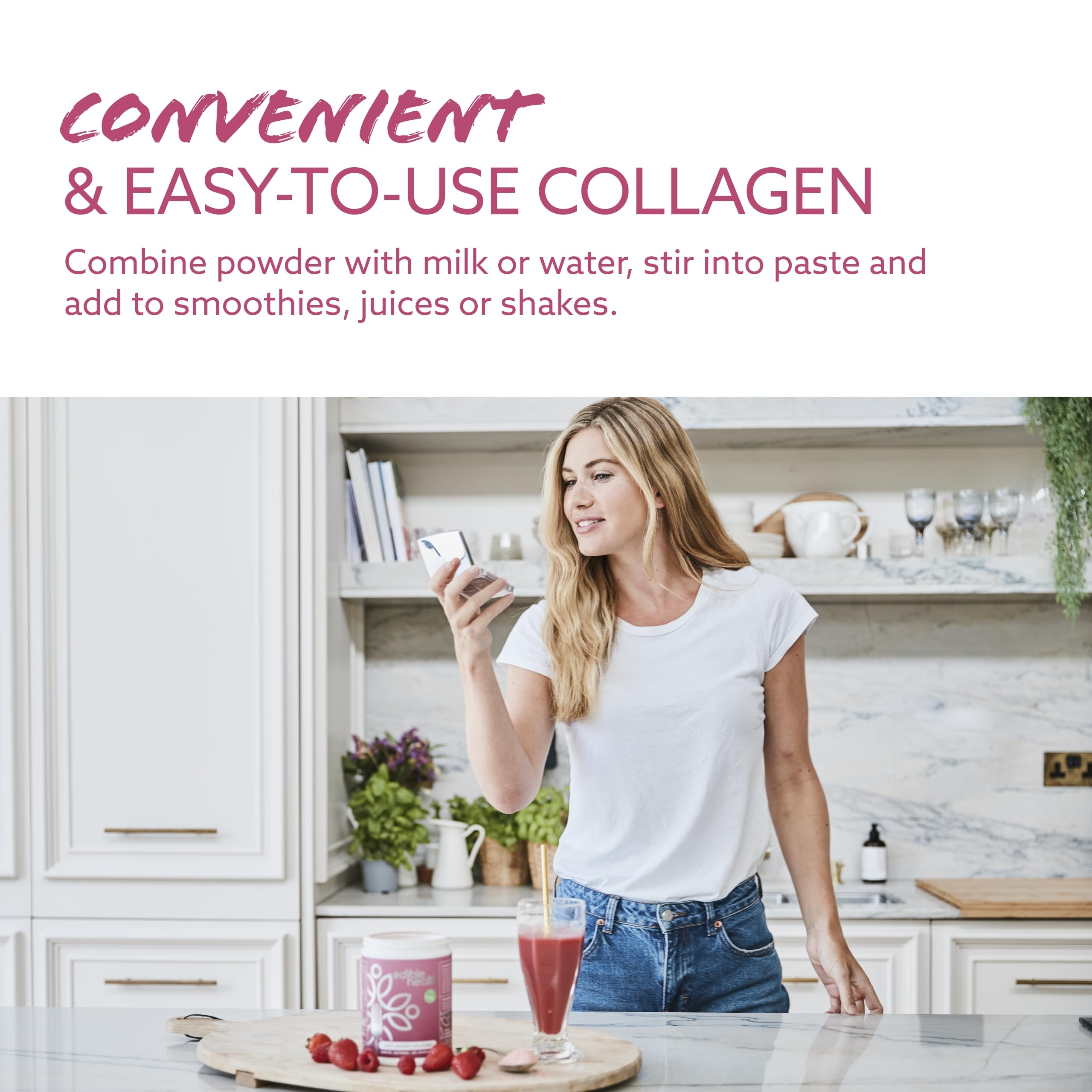High Protein Edible Health Anti-Ageing Protein Powder, Regenerative Collagen Supplements Edible Health uk supplements