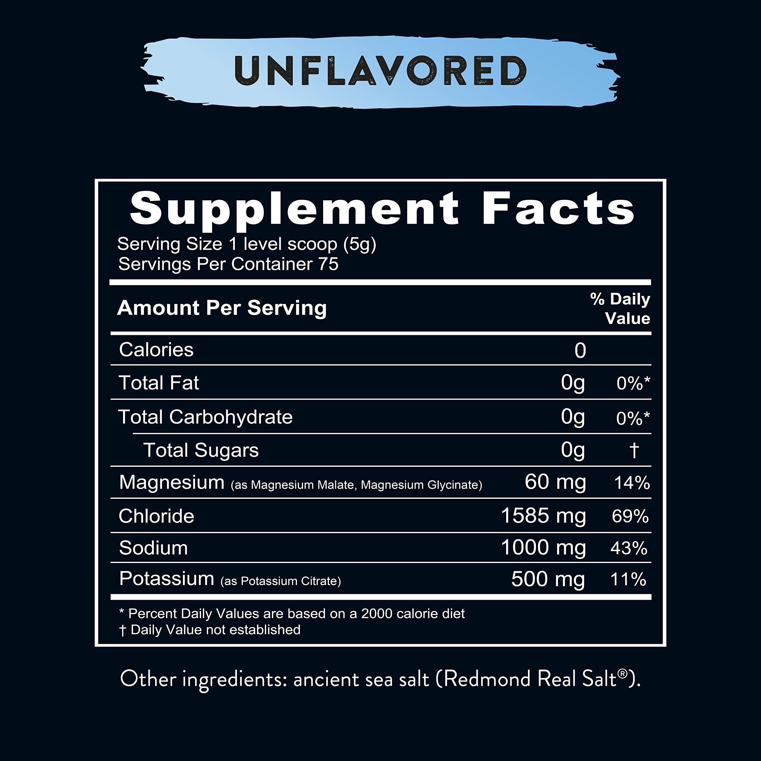 REDMOND Re-Lyte Hydration Electrolyte Mix (Unflavored) REDMOND uk supplements