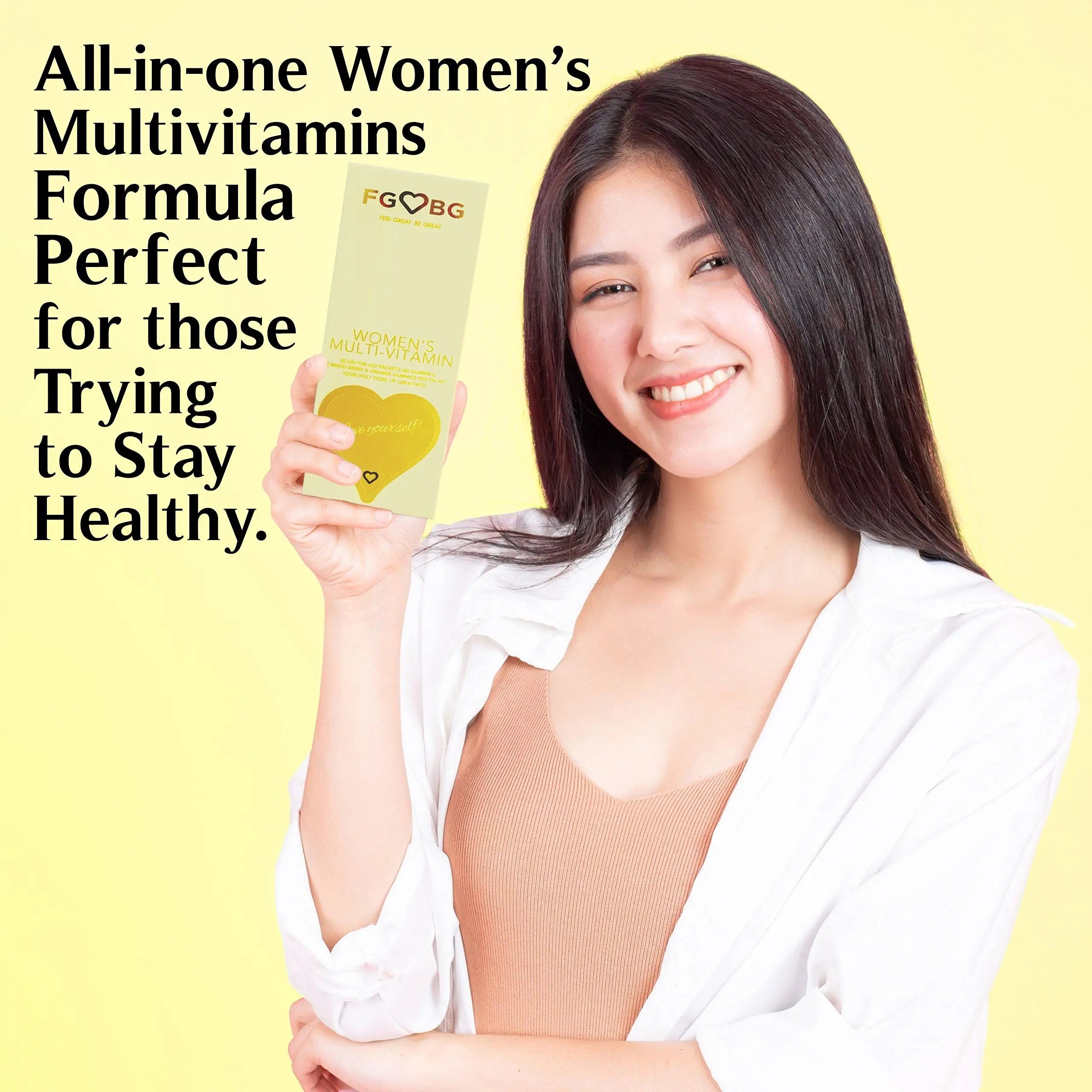 FGBG Women’s Multivitamin Gummies | Vegan All in One Formula | Boost Energy, Brain Function| Cruelty-Free | 30-Day Supply FGBG uk supplements
