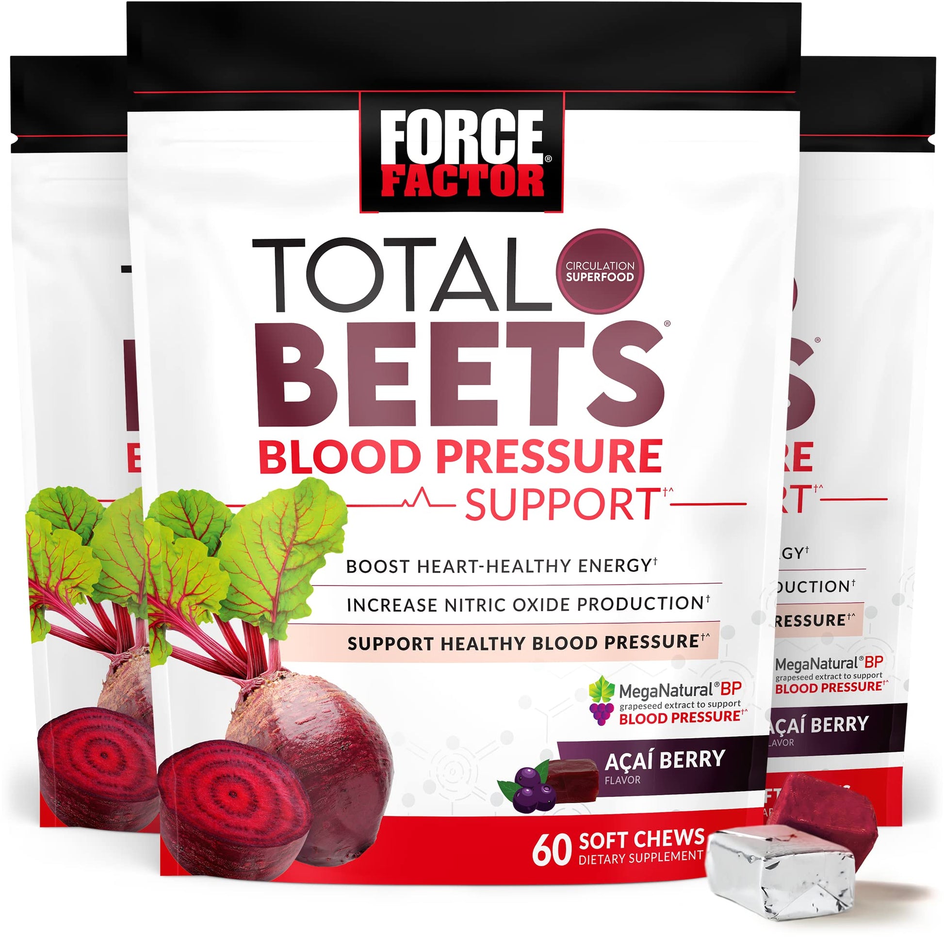 FORCE FACTOR Total Beets Blood Pressure Support Supplement, Beets Supplements Force Factor uk supplements