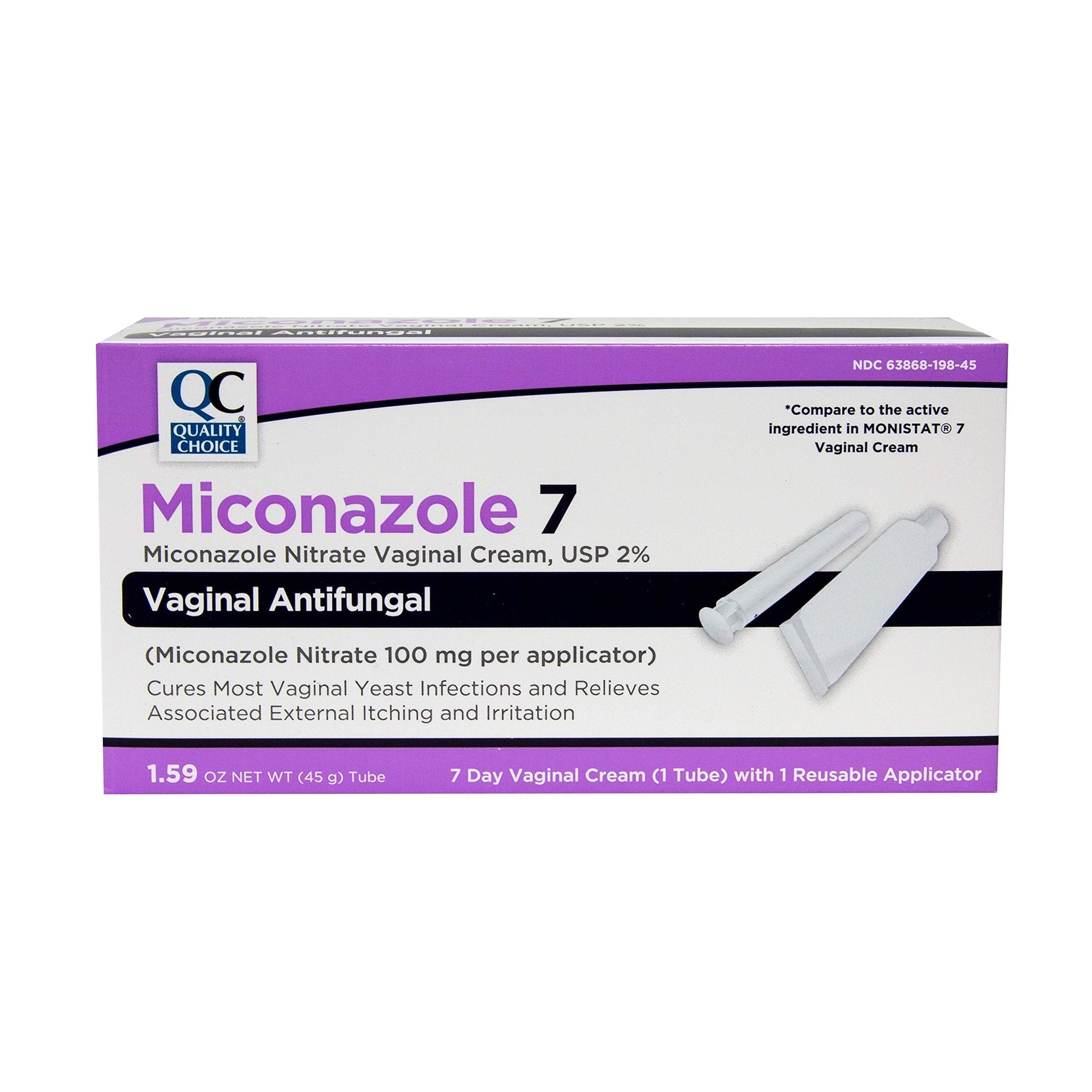 Quality Choice Miconazole Nitrate 2% 7 Day Vaginal Antifungal Cream, 1.59 Ounces (45g) Quality Choice uk supplements