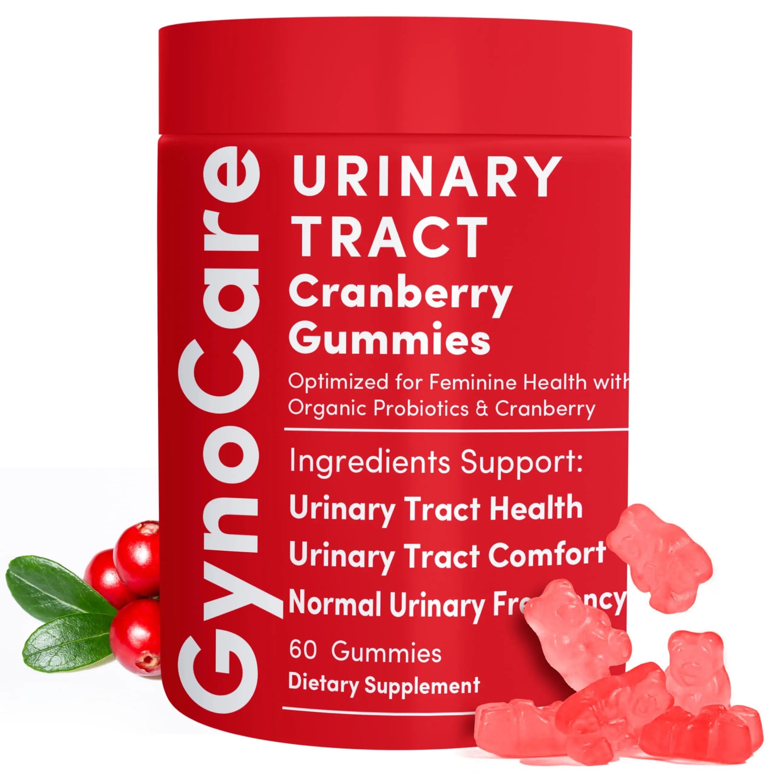 Cranberry Gummies UTI Treatment for Women | Urinary Tract Support for Women | Daily UTI Defense with Cranberry & Probiotics | Promotes Urinary Comfort & Normal Frequency | 60 Gummies Terramed Just Think Comfort uk supplements