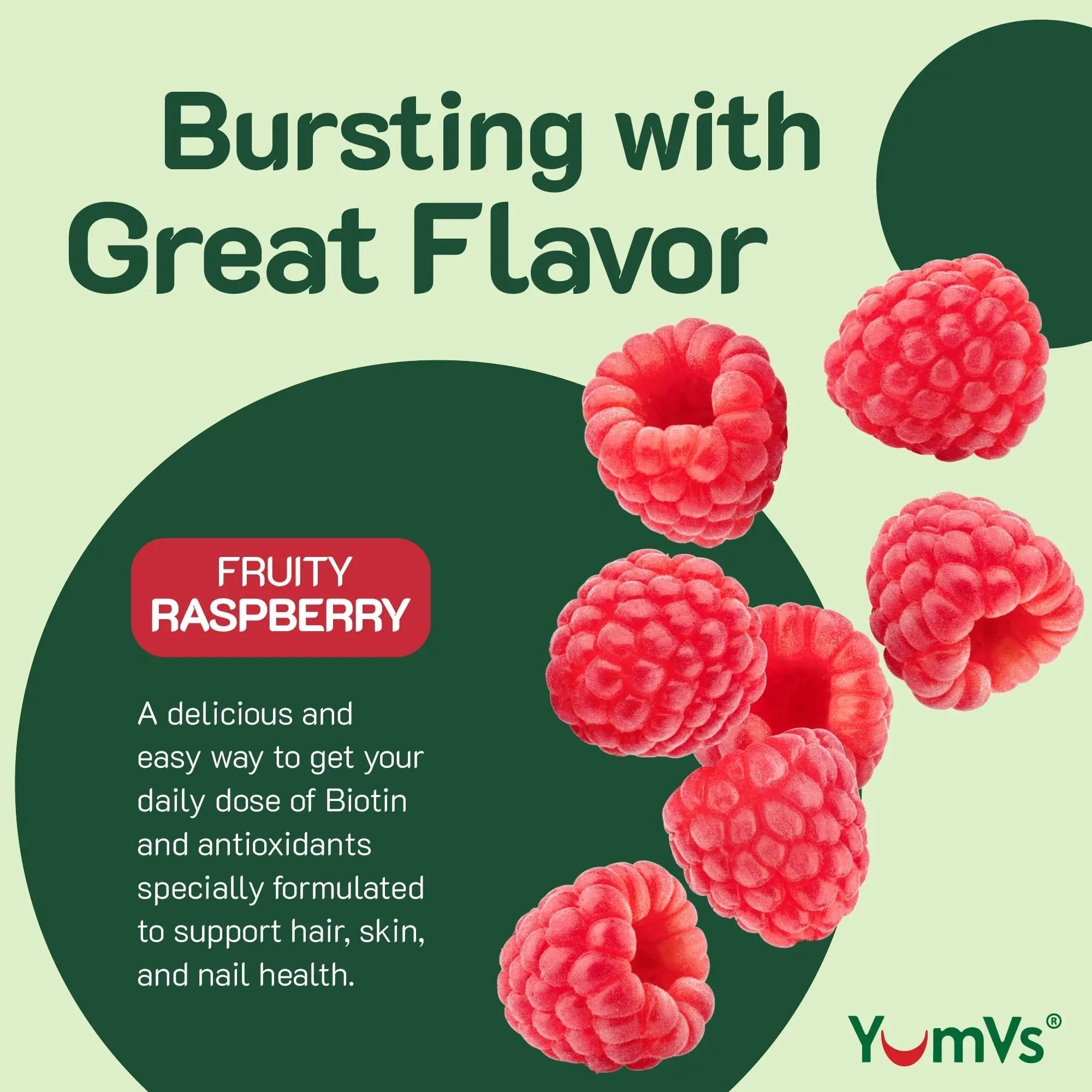 YumVs Teen Multivitamin Gummies with Biotin and Antioxidants - Raspberry Flavor - Hair Skin Nails Support - Kosher Teenager Vitamins YUM-V'S uk supplements