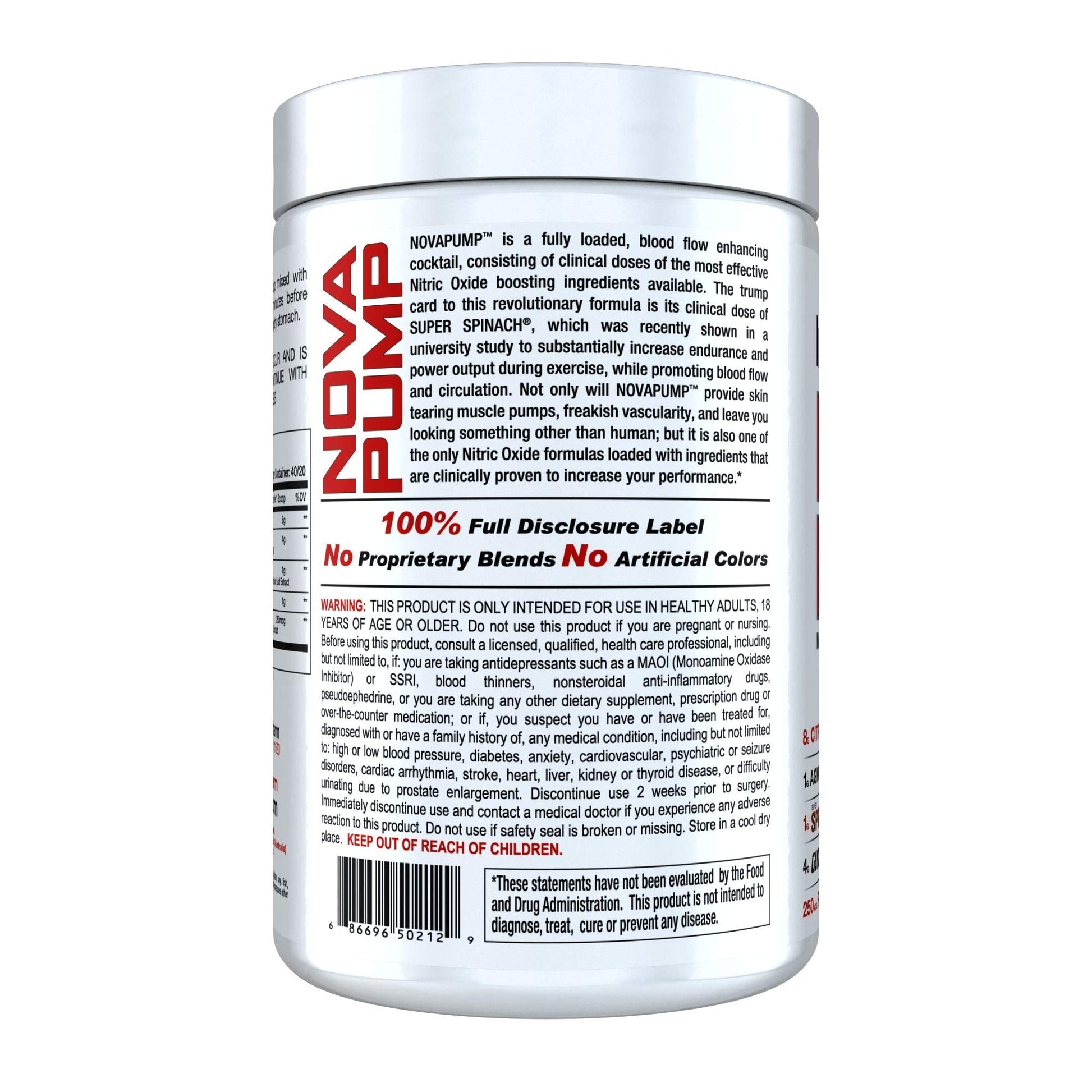 NOVAPUMP (Blueberry Lemonade) 11.29 ounces InnovaPharm uk supplements