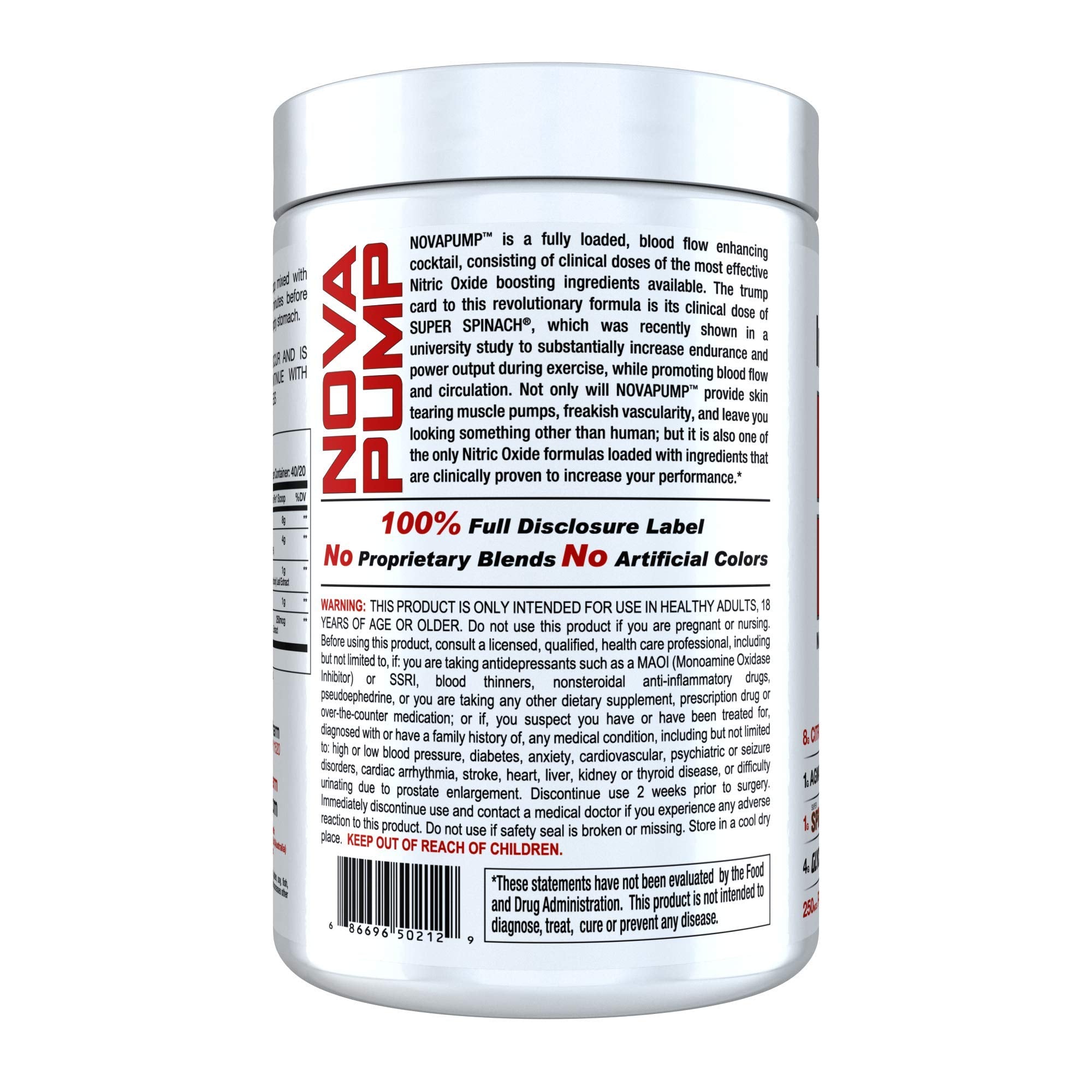 NOVAPUMP (Blueberry Lemonade) 11.29 ounces InnovaPharm uk supplements