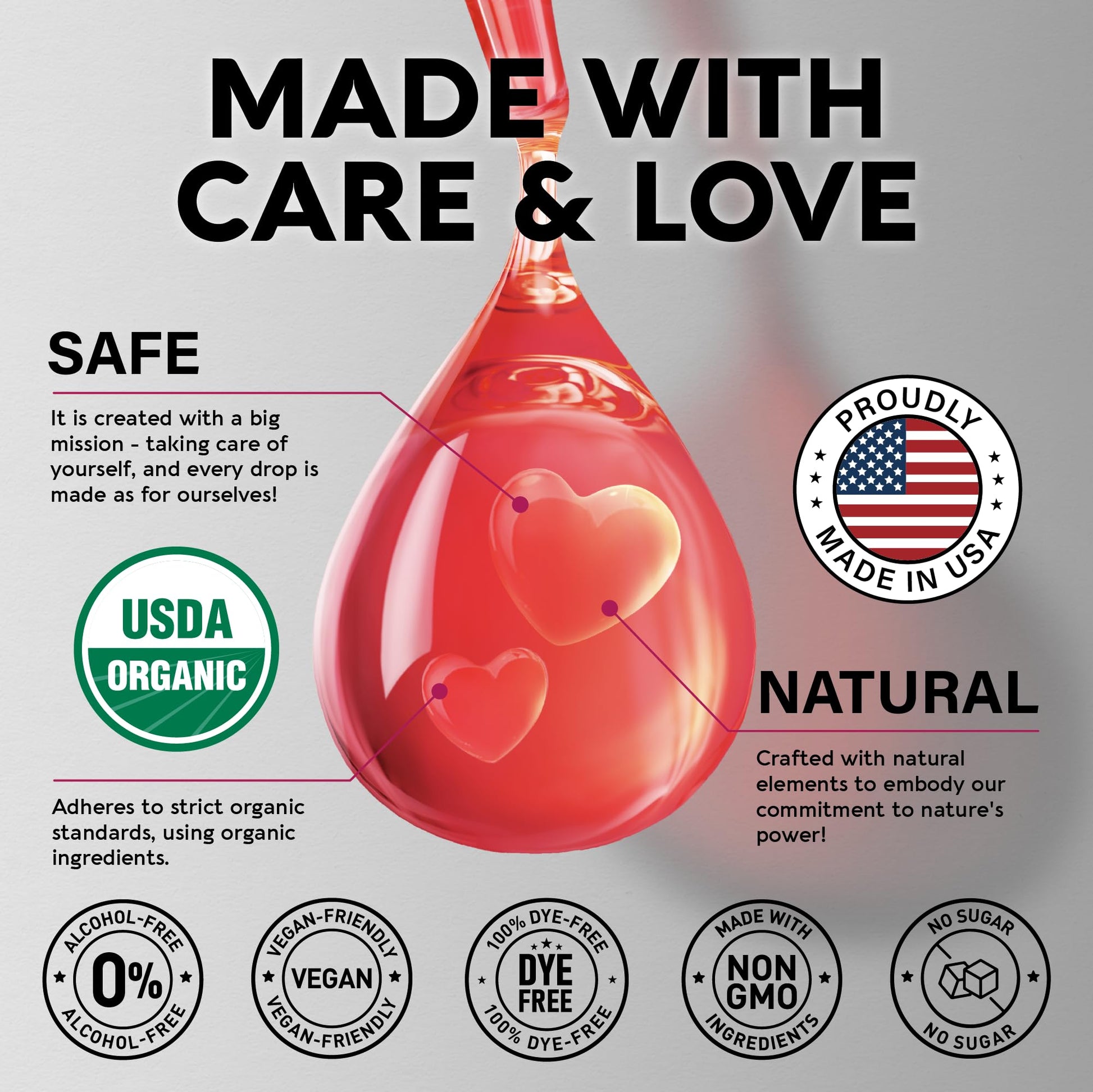 USDA Organic Vitamin B Complex Liquid Drops - 8-in-1 B Complex Vitamins: B1, B2, B3, B5 NUTRAHARMONY uk supplements