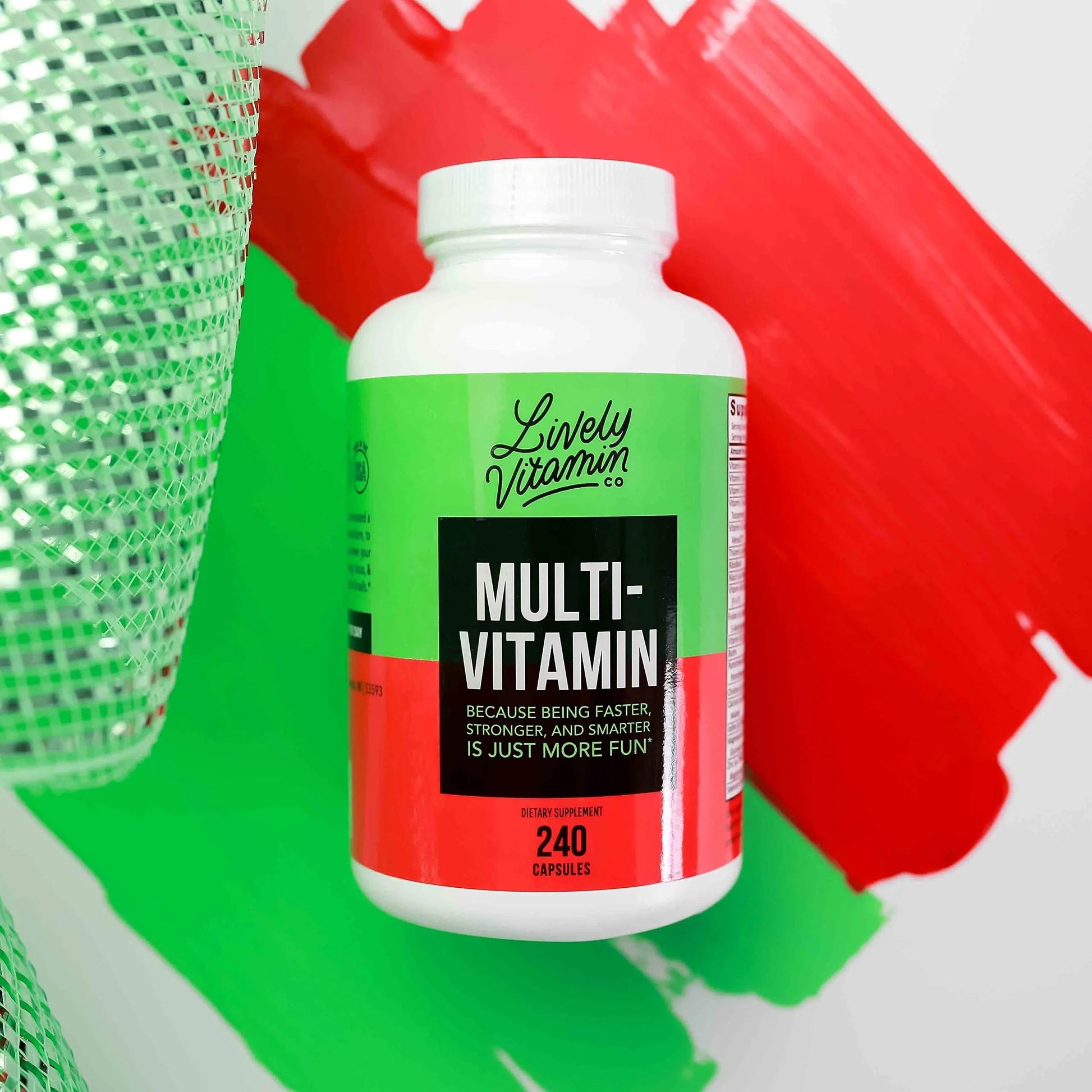 LIVELY VITAMIN CO. Multivitamin - 37 Vitamins Minerals and Extracts - Energy - Memory - Immune Function - Heart- Brain - Focus - Mood - Antioxidants - Dairy Gluten Soy Free - 60 Vegetarian Capsules LIVELY VITAMIN CO uk supplements