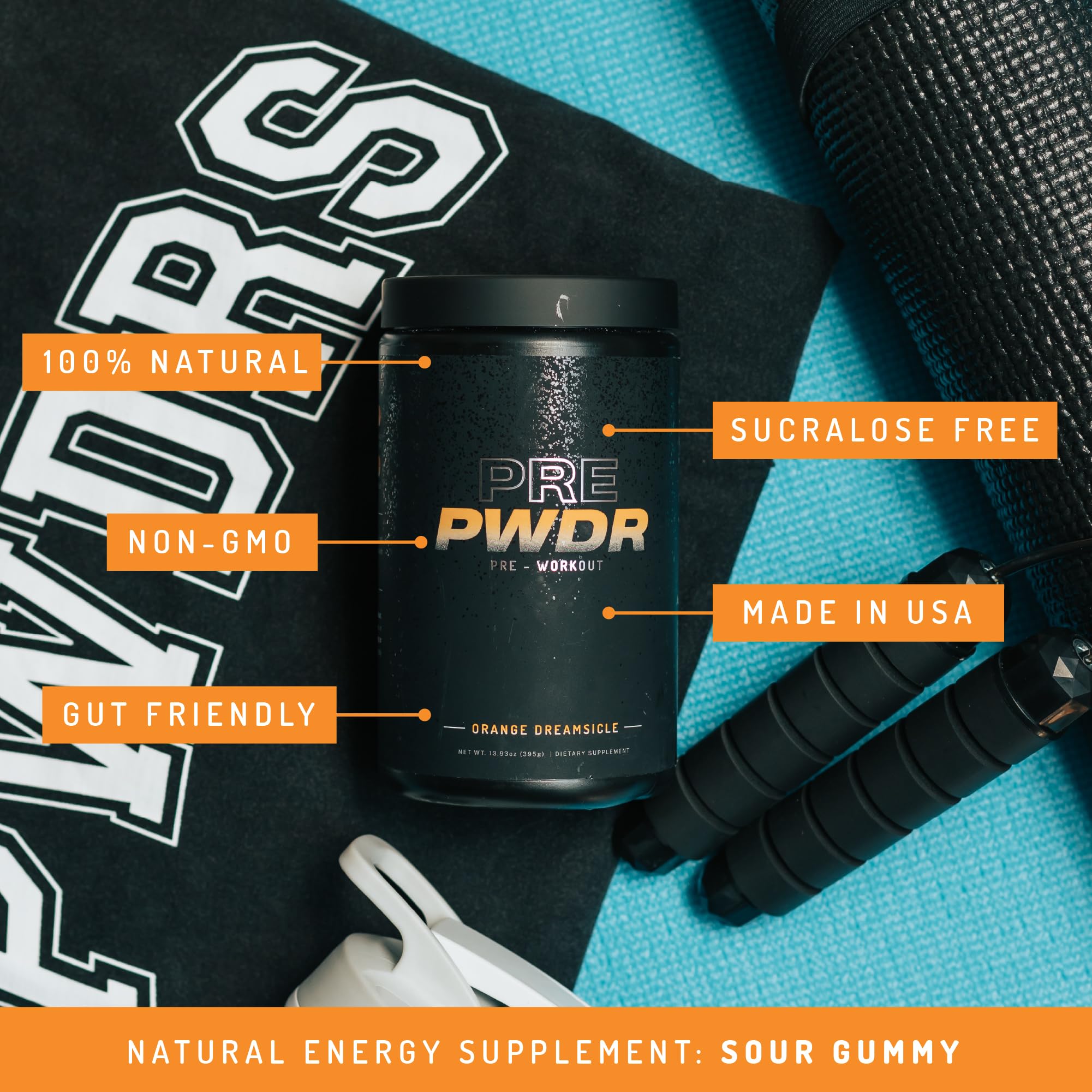 PWDRS PRE Pre-Workout Powder - Energy, Pump, Endurance, Focus, Strength Supplement PWDRS uk supplements