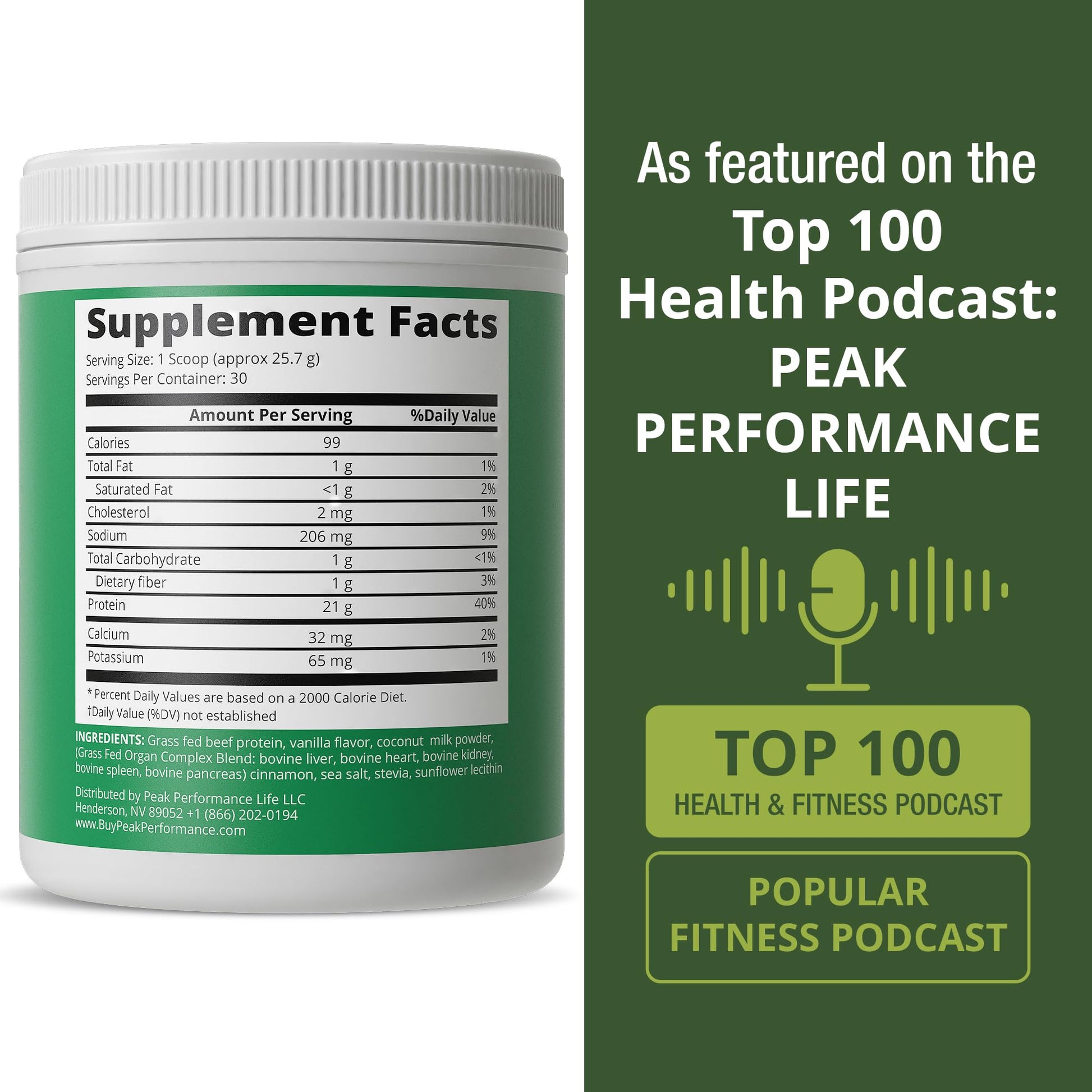 Grass Fed Beef Protein Powder + Organ Complex. Lactose Free Great Tasting Beef Protein Isolate. Animal Based Non Dairy No Whey Paleo Carnivore Supplement for Muscle Building. Vanilla Flavor Peak Performance uk supplements