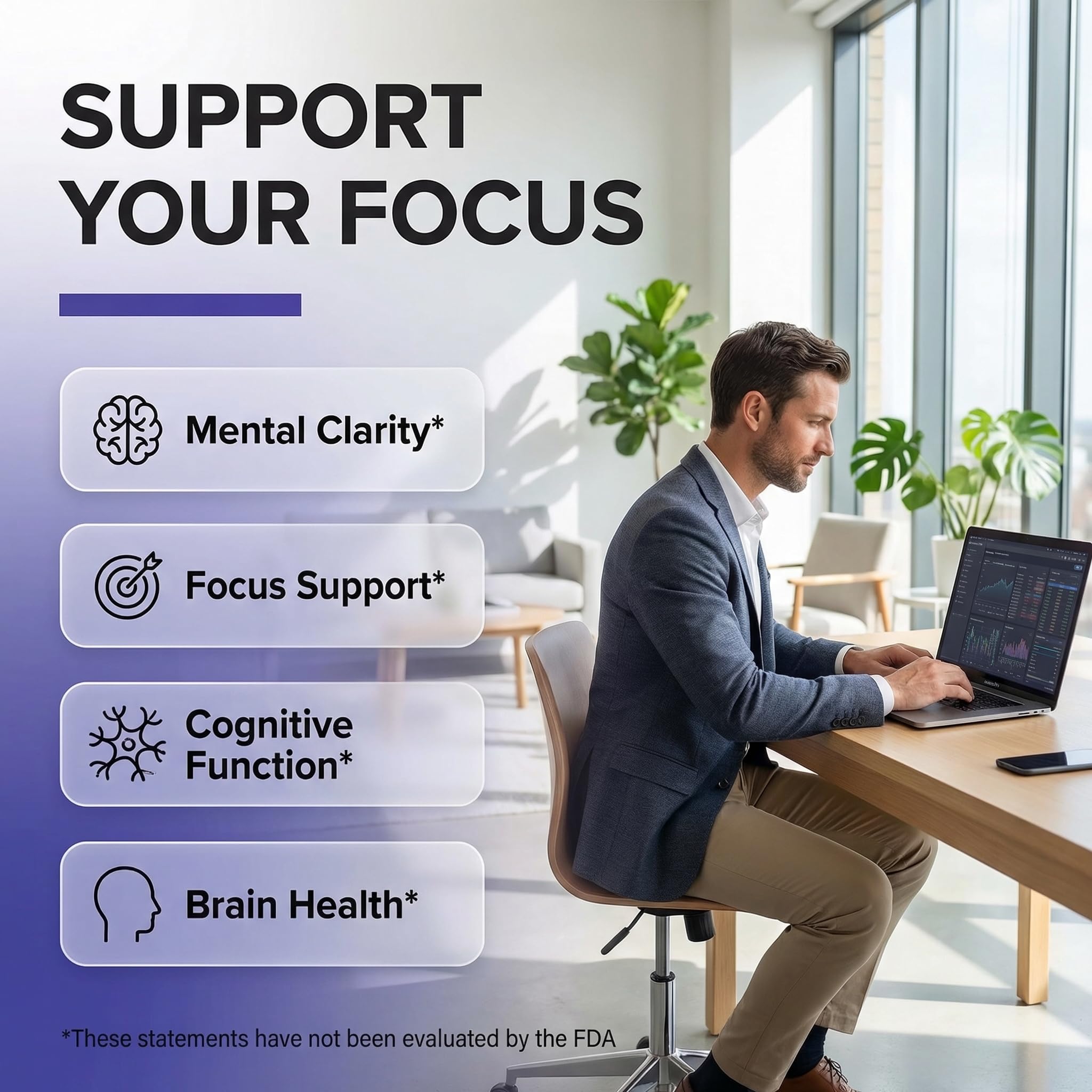 Focus Flow L-Tyrosine Vitamin B C D L-Theanine Ashwagandha Ginkgo Biloba Vitamin B12 Thiamine Black Pepper N-Acetylcysteine Mucuna Pruriens 90 Count Capsules by Clean Nutra Clean Nutraceuticals uk supplements