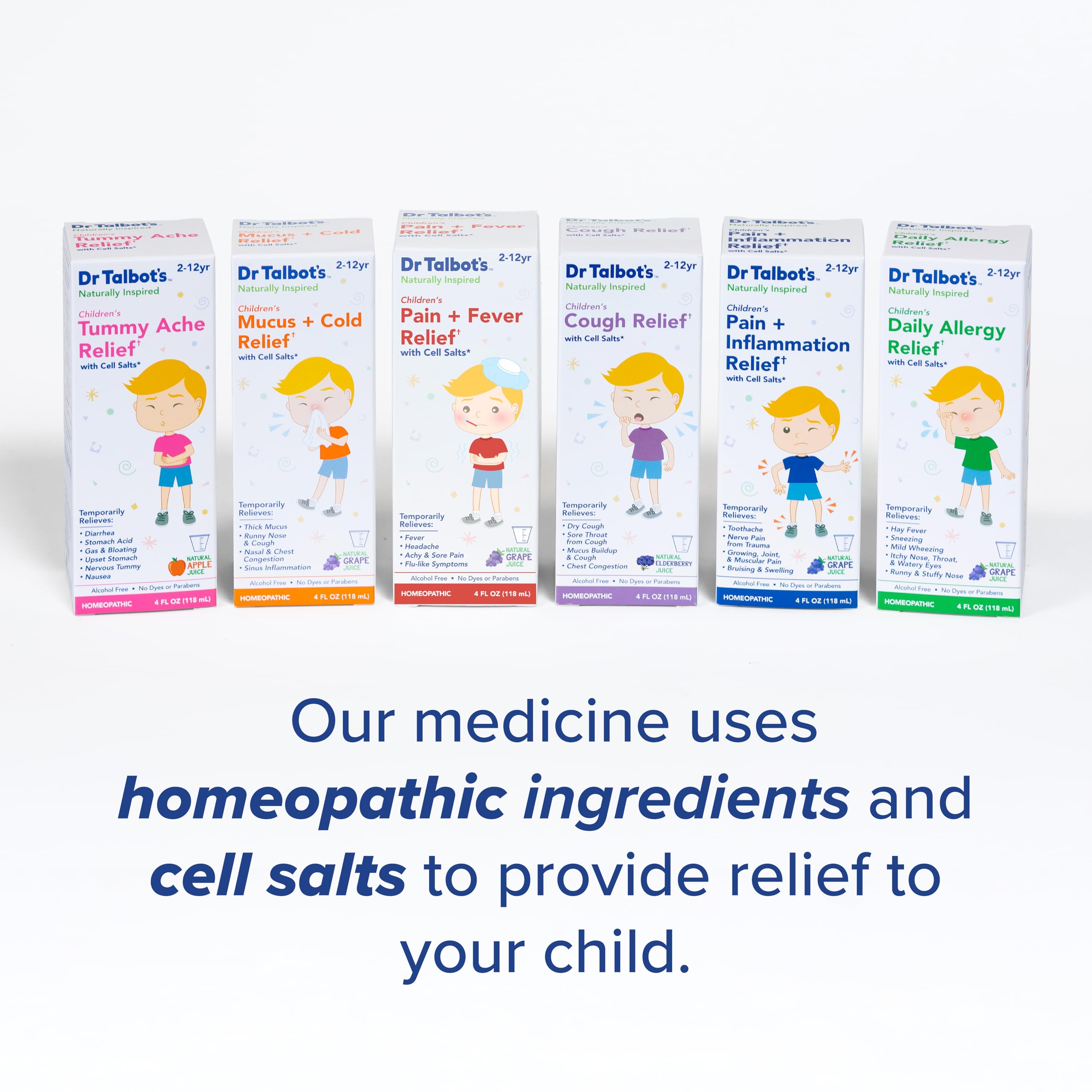 Dr. Talbot's Pain + Inflammation Relief Liquid Medicine for Children, Includes Dosage Cup, Grape Juice Flavor, 4 Fl Oz (Packaging May Vary) Dr. Talbot's uk supplements