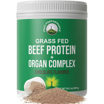 Grass Fed Beef Protein Powder + Organ Complex. Lactose Free Great Tasting Beef Protein Isolate. Animal Based Non Dairy No Whey Paleo Carnivore Supplement for Muscle Building. Chocolate Flavor Peak Performance uk supplements