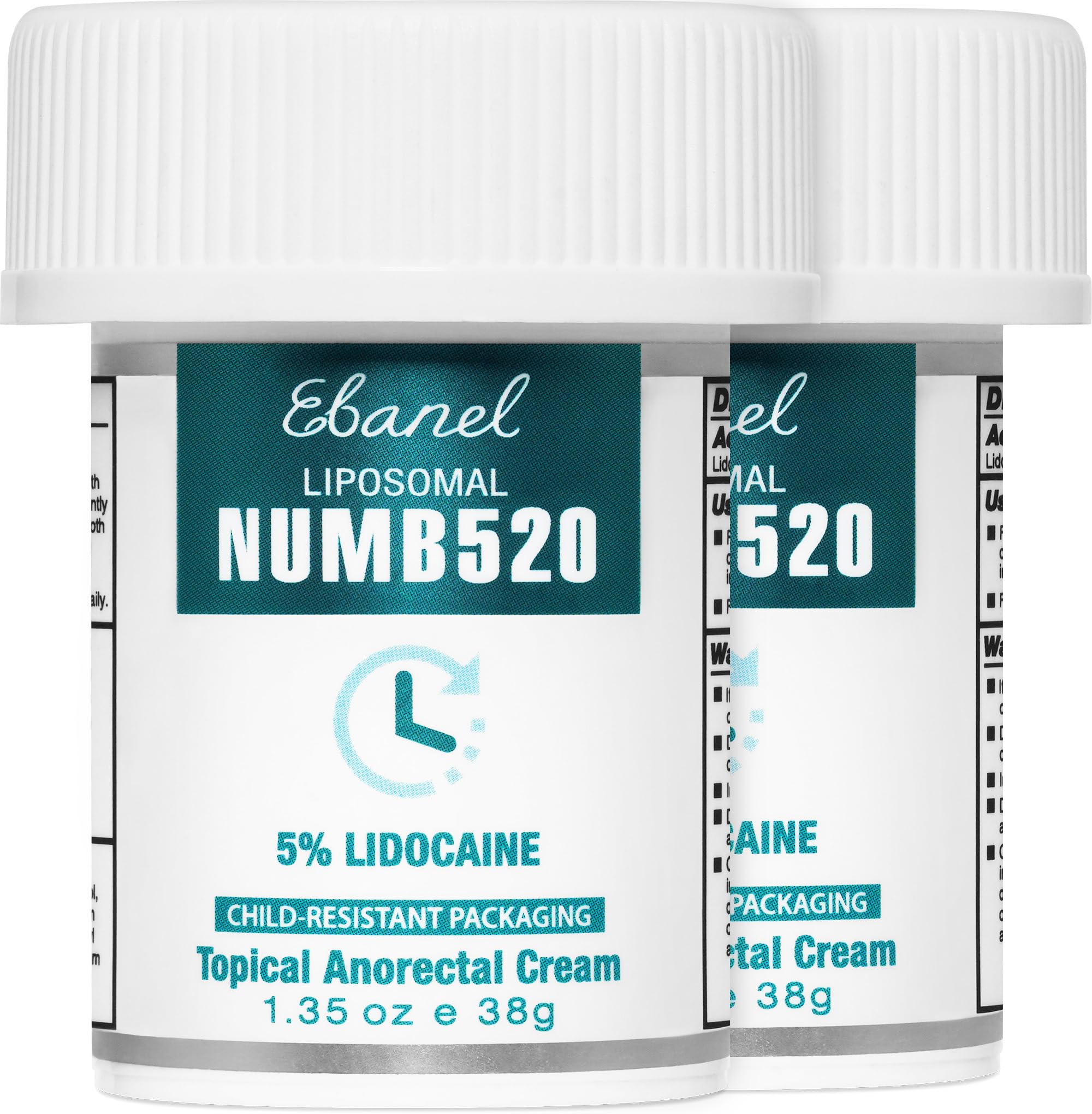 Ebanel 5% Lidocaine Numbing Cream, 2-Pack Pain Relief Burn Itch Numb Cream, Maximum Strength Topical Anesthetic with Allantoin, Vitamin E for Local and Anorectal Uses, Hemorrhoid Treatment Ebanel uk supplements