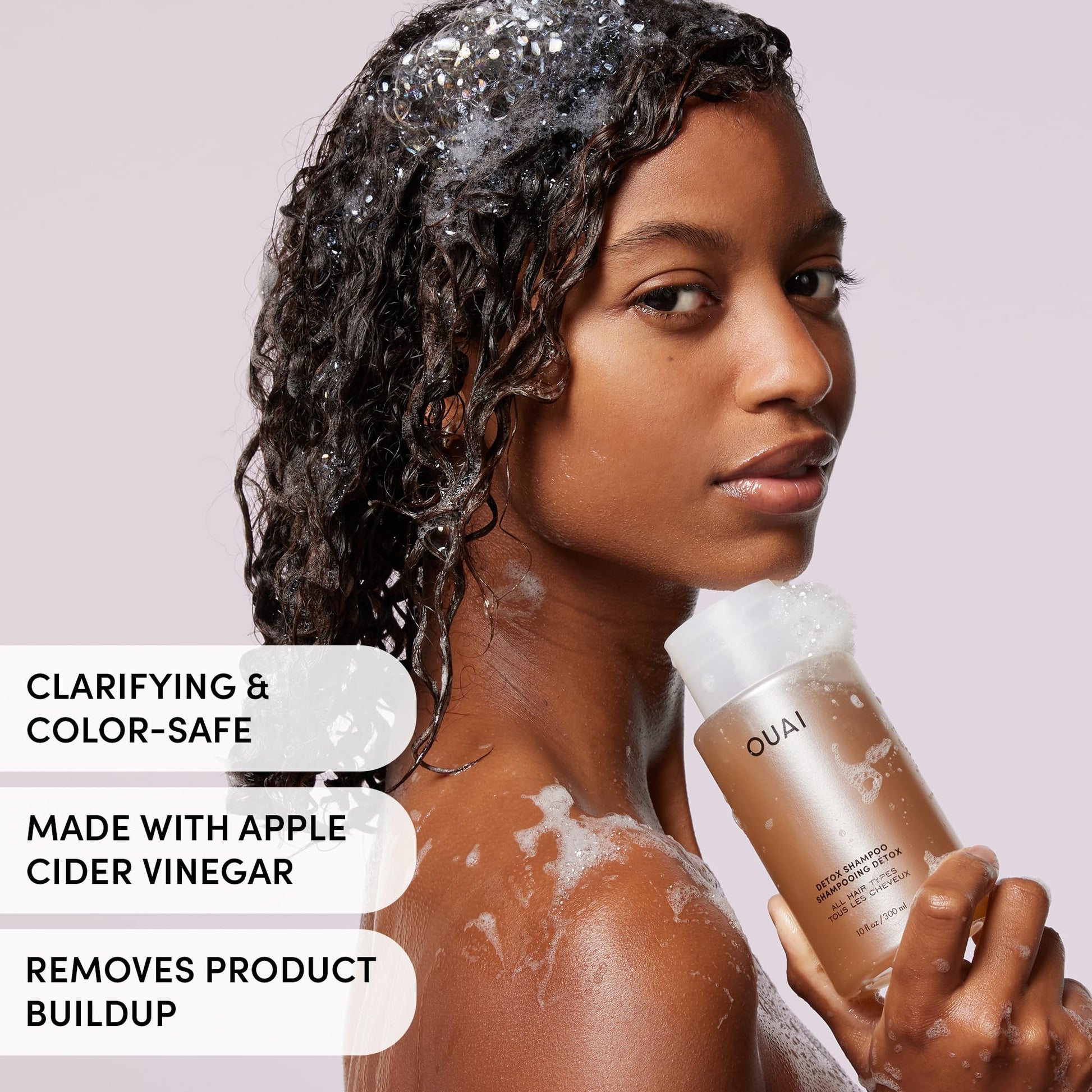 OUAI Hair Care Set - Clarifying Shampoo & Exfoliating Scalp Scrub - Deep Cleansing & Balancing - Hair Care Kit with Detox Shampoo & Travel Size Sugar Scrub for Scalp (2 Count) OUAI uk supplements
