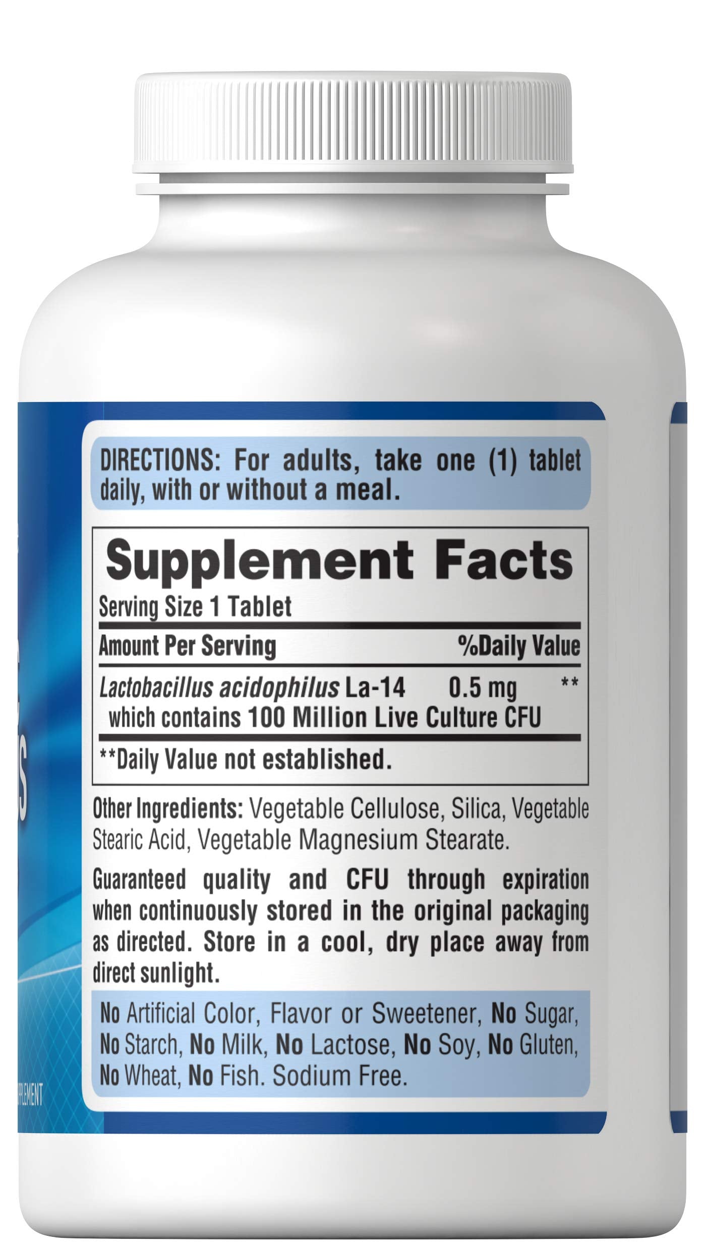 Puritan's Pride Probiotic Supplement, Acidophilus, Capsule, 250 Count(Pack of 1) Puritan's Pride uk supplements