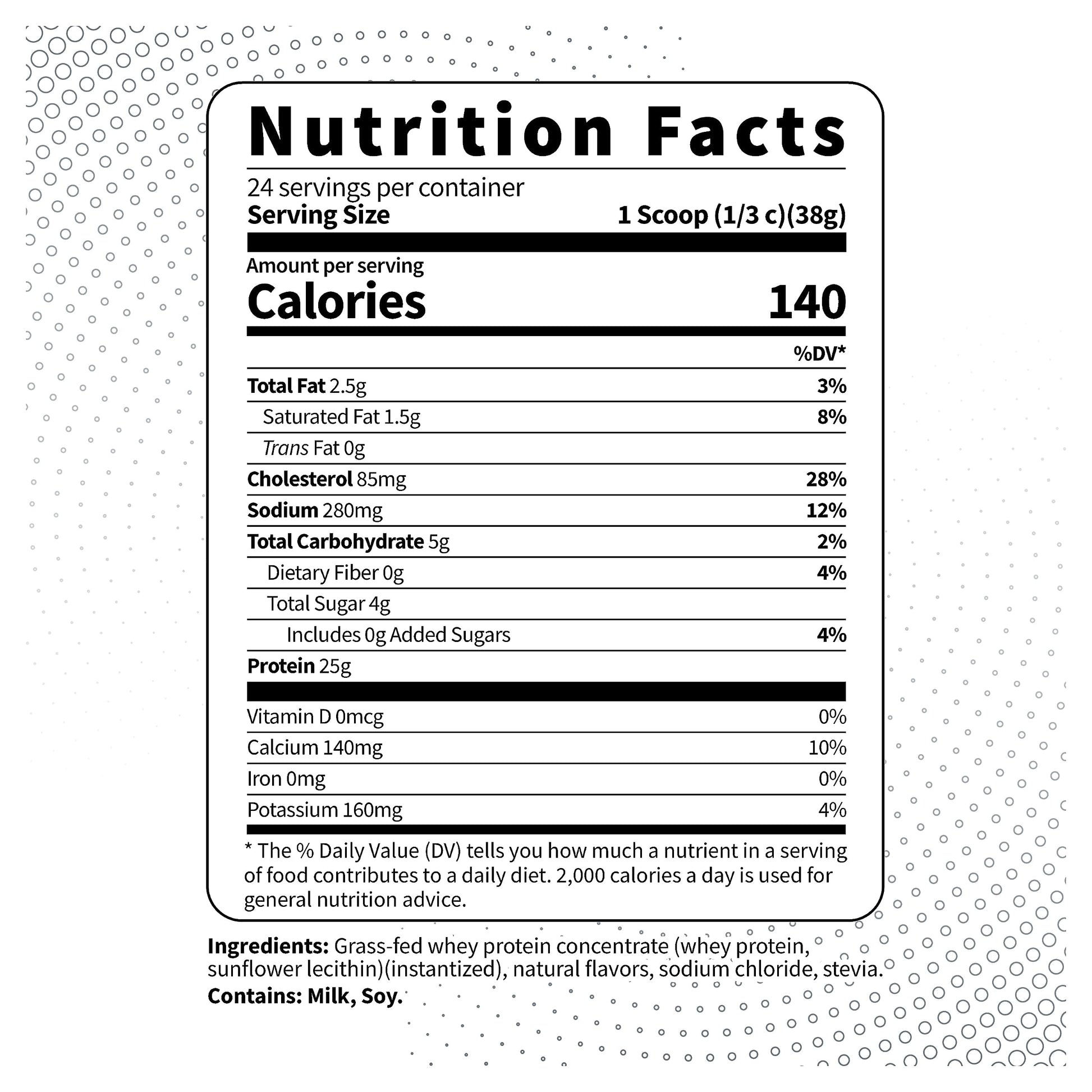 Type Zero Grass Fed Whey Protein Concentrate Powder (Vanilla, 2LBS) - Gluten Free Type Zero uk supplements