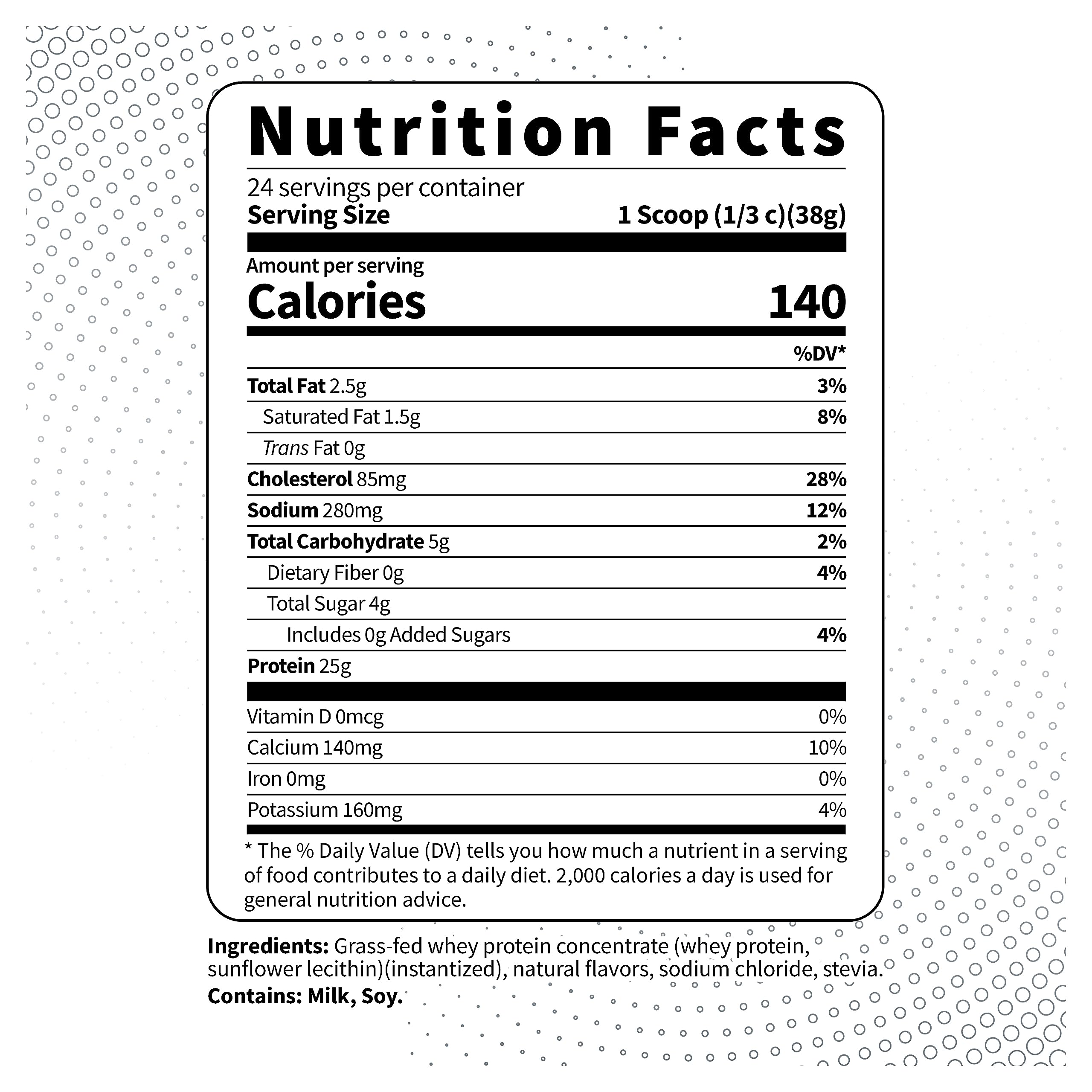 Type Zero Grass Fed Whey Protein Concentrate Powder (Vanilla, 2LBS) - Gluten Free Type Zero uk supplements