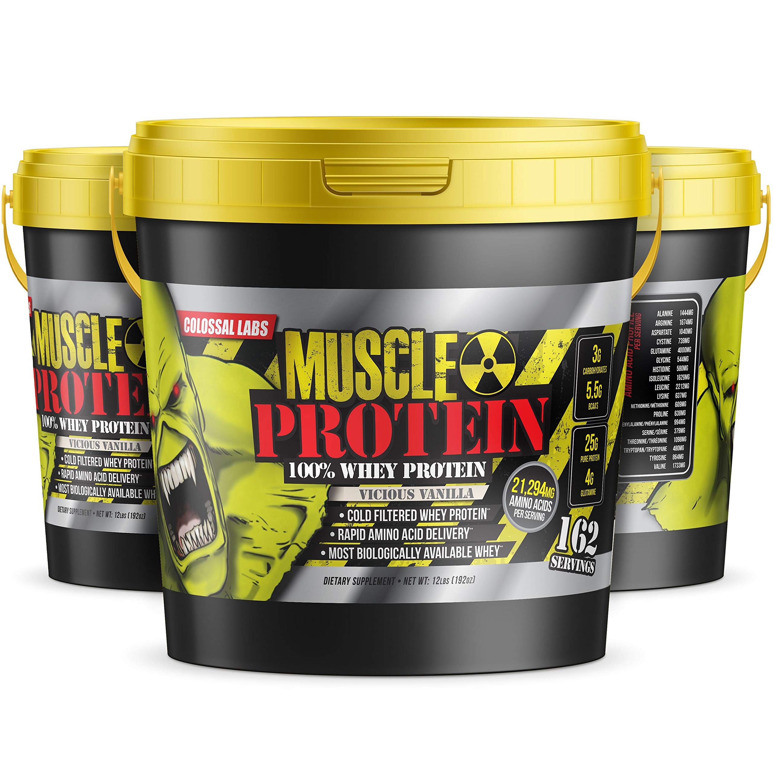 COLOSSAL LABS Muscle Protein Whey Powder [12 lbs/Pack of 1]–Chocolate Protein COLOSSAL LABS uk supplements