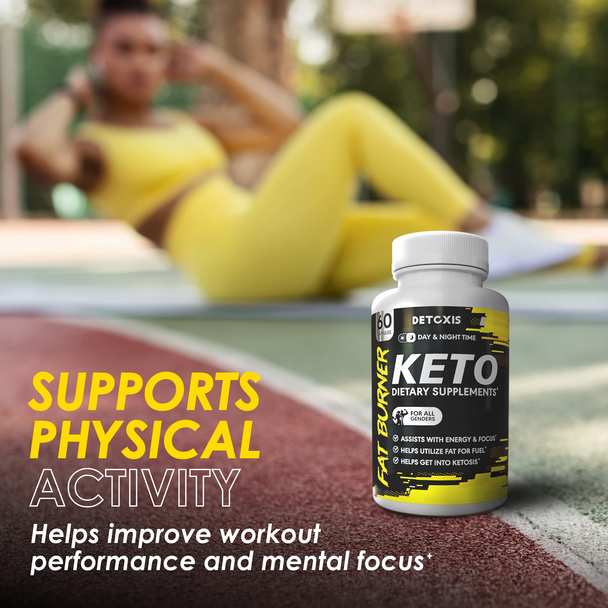 Keto Pills - 60 Ketogenic Diet Support Capsules - Keto Weight Management - Increase Detoxis uk supplements