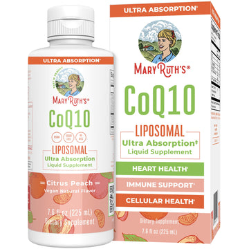 MaryRuth Organics Liquid Vitamin | Coenzyme Q10 Heart Health for Mitochondrial Support and Immune System | Vegan Non-GMO | 7.6 Fl Oz | 45 Servings MARYRUTH'S uk supplements