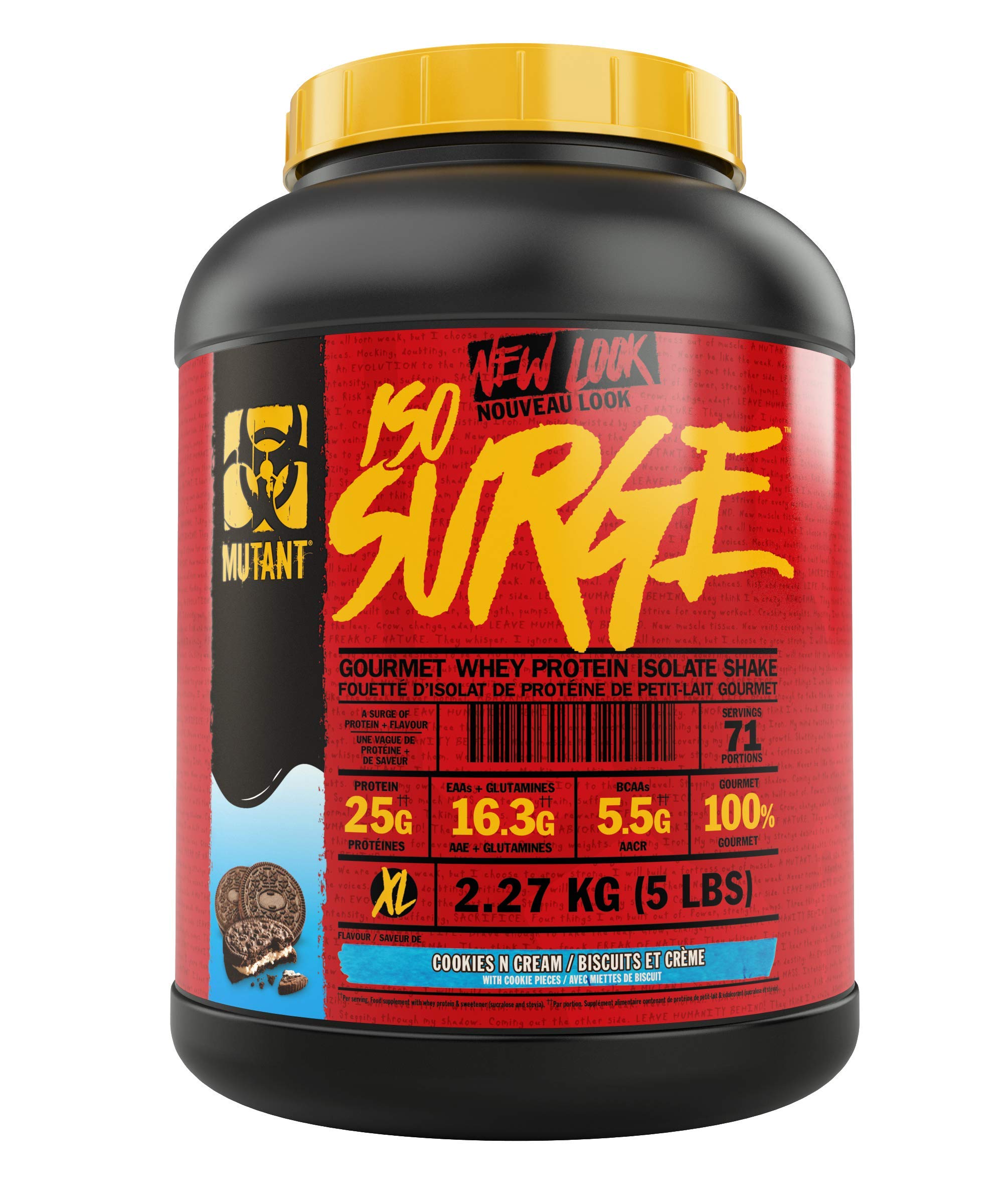 MUTANT ISO Surge – Pure whey Protein Isolate Powder, Low carb, Low Fat, Digestive Enzyme Boosted Mutant uk supplements