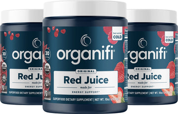 Organifi Red Juice - Vegan Energy Powder - Berry-Flavored Adaptogen Drink Organifi uk supplements