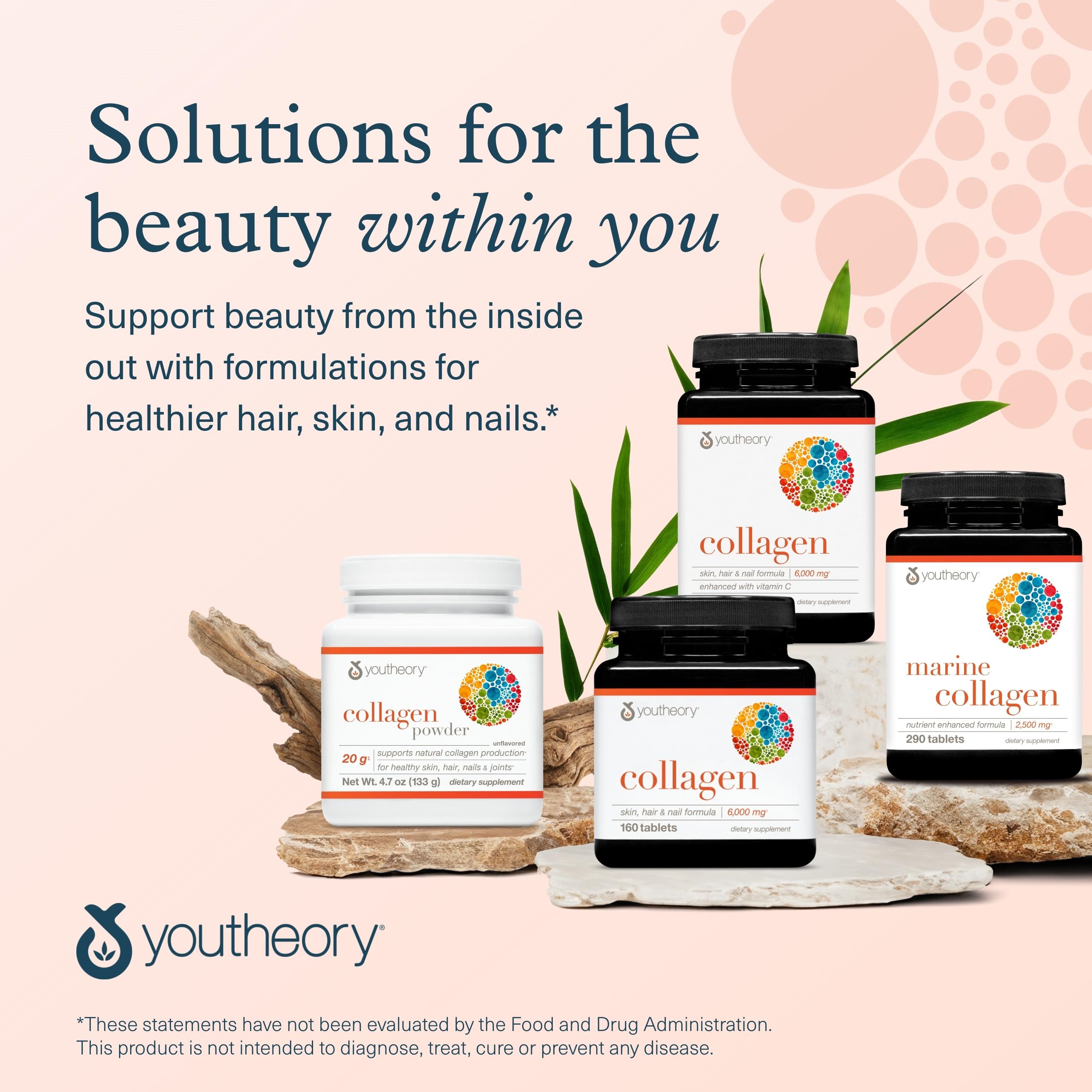 Youtheory Collagen Powder - Hydrolyzed Collagen Peptides with Vitamin C - Supports Healthy Bones, Joints & Immune System* - Unflavored - 10 oz (10-Day Supply) Youtheory uk supplements