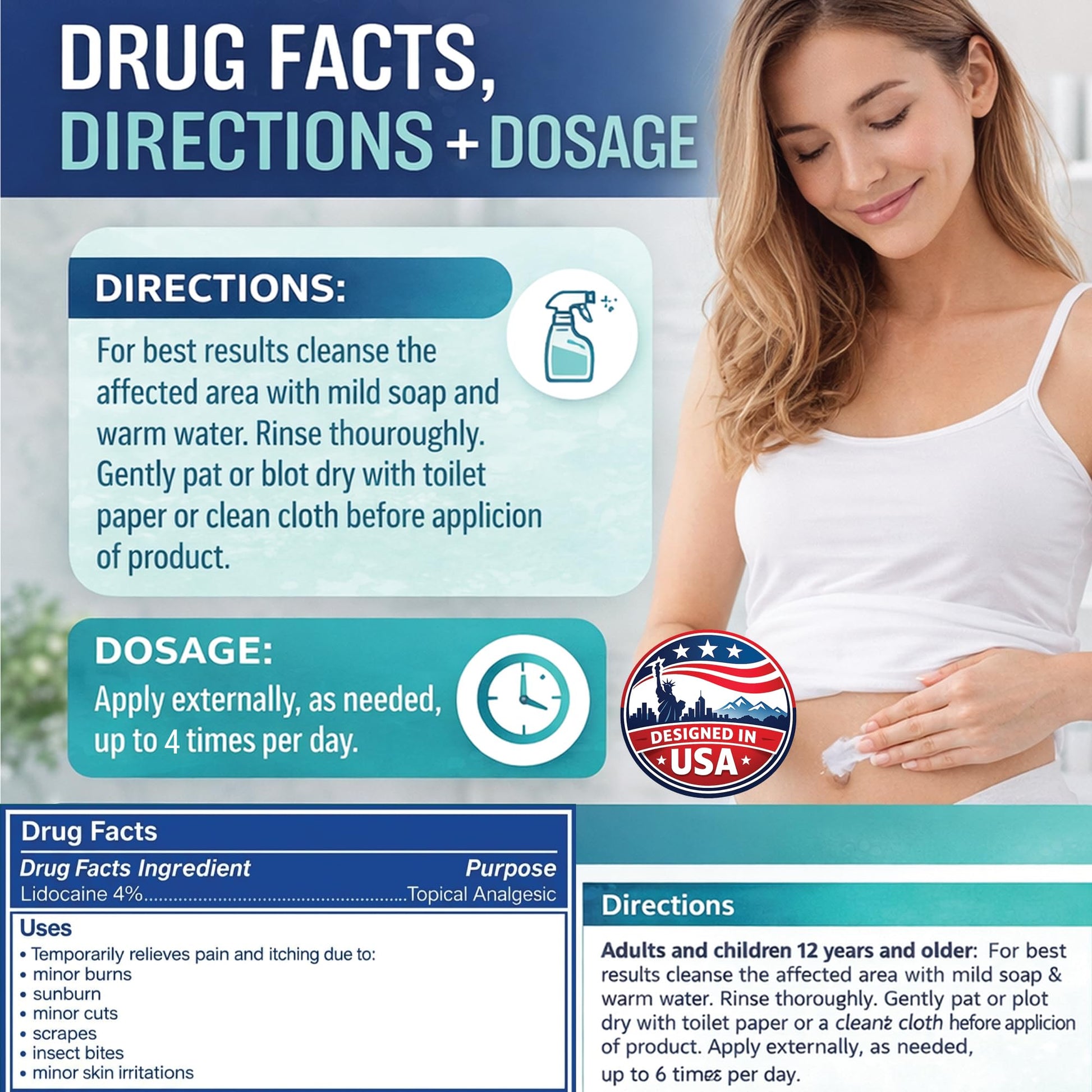 JustHeal RX Lidocaine Cream for Hemorrhoids | 2 OZ Tube – Fast-Acting 4% Lidocaine Numbing Cream & Topical Analgesic Cream for Anorectal Itch Relief | OTC Lidocaine Cream Maximum Strength JustHeal RX uk supplements