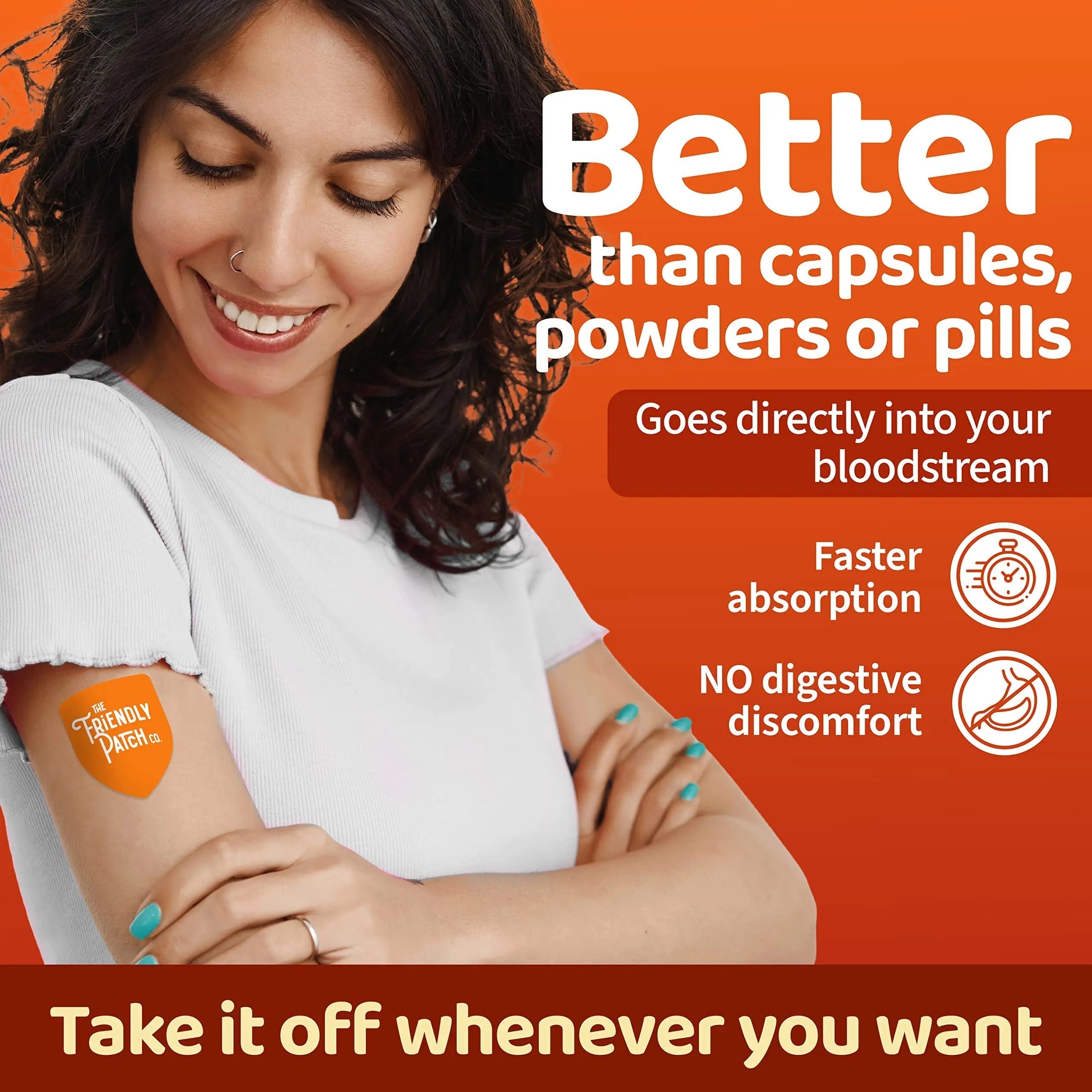 The Friendly Patch Shield Immunity Support Patch | Wearable Immune Boosters for Adults with Vitamin D3, C and Zinc The Friendly Patch CO. uk supplements