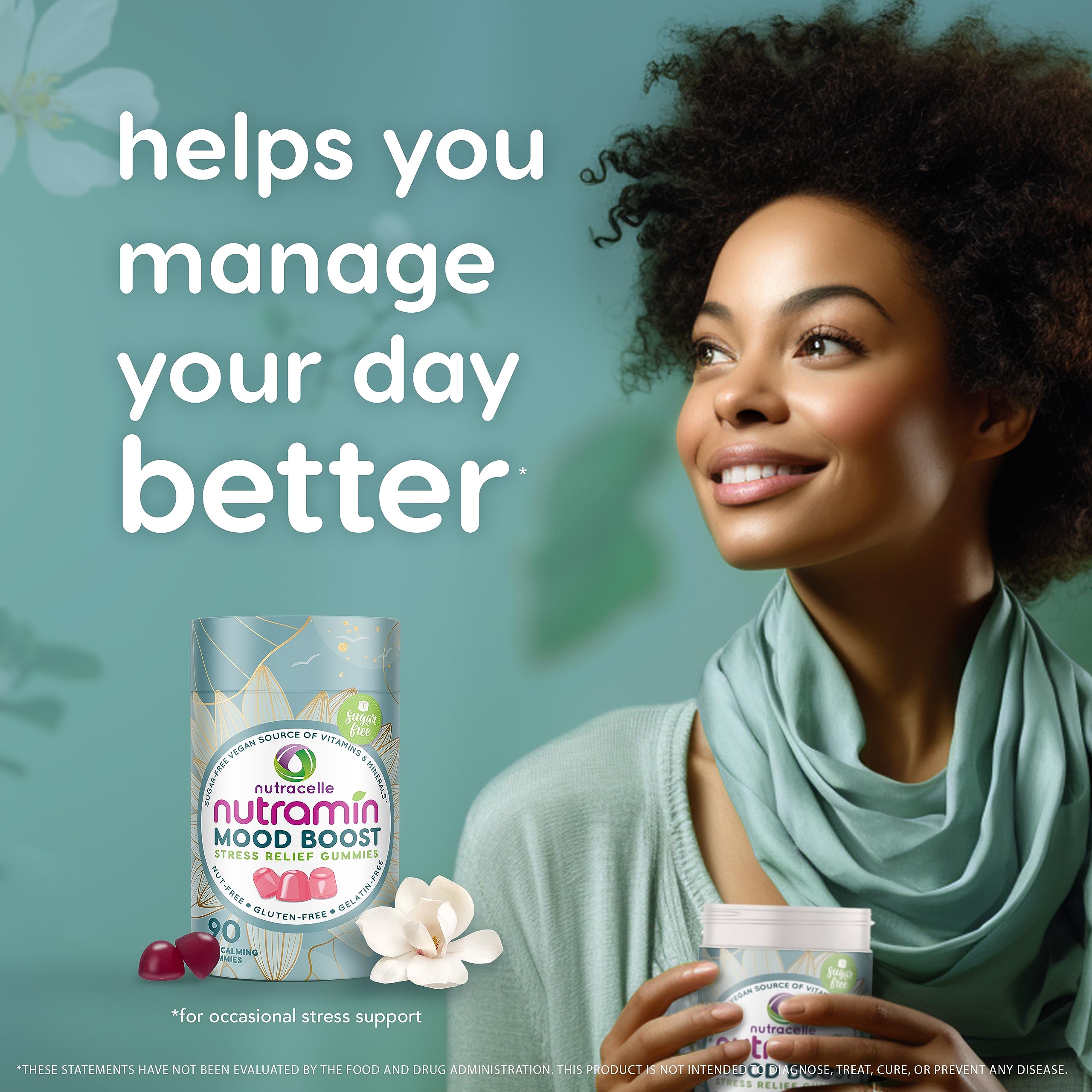 Nutracelle NUTRAMIN Mood Boost Multivitamin Gummy - Delicious & Yummy Anti-Stress Nutracelle uk supplements