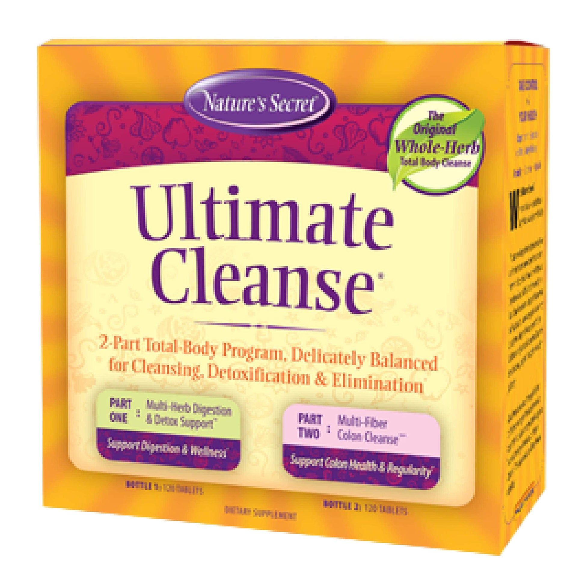 Nature's Secret Ultimate Cleanse 2-Part Total Body Detoxification & Elimination Supports Nature's Secret uk supplements