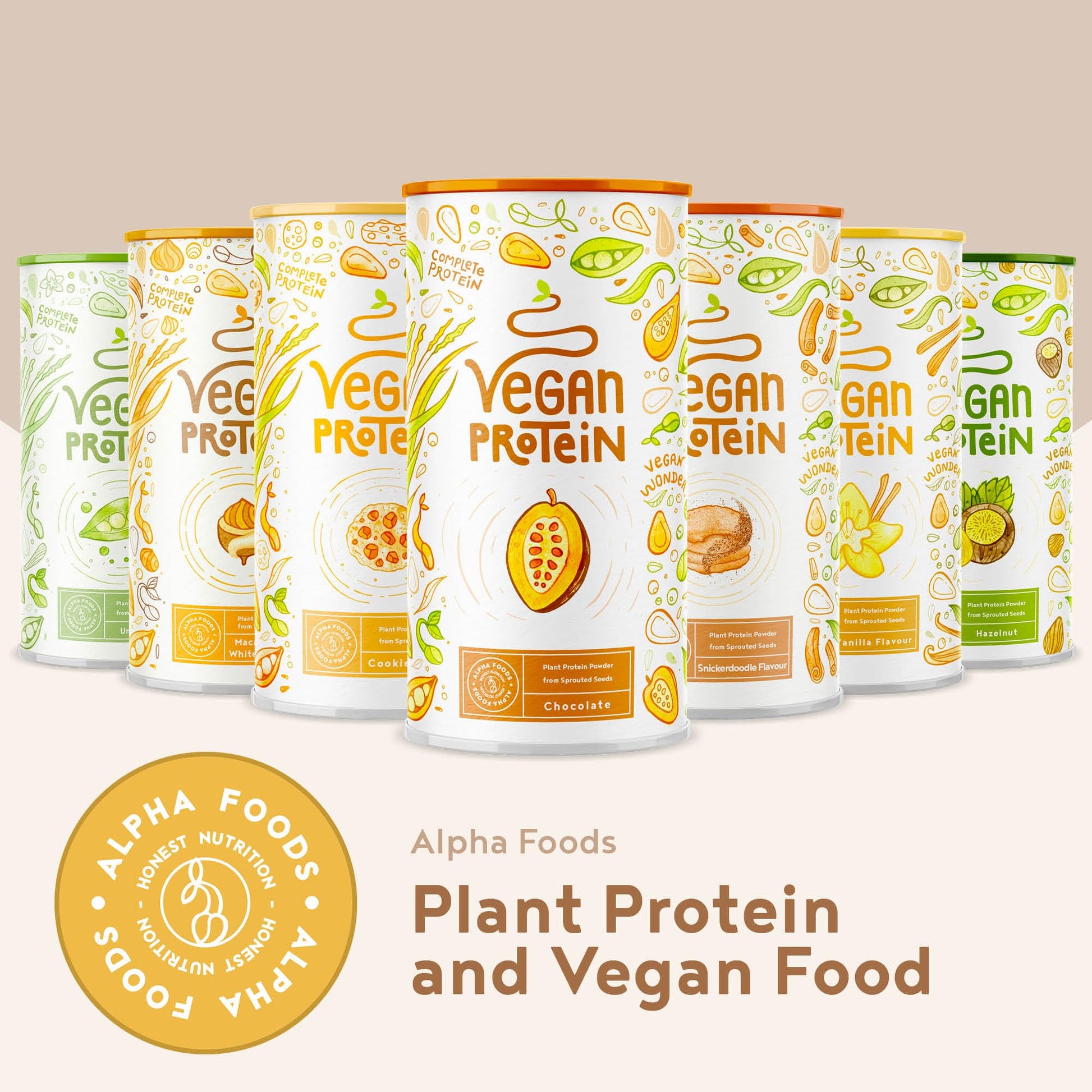 Alpha Foods Vegan Protein Powder - Muscle Building Powder with Amino Acids Alpha Foods uk supplements