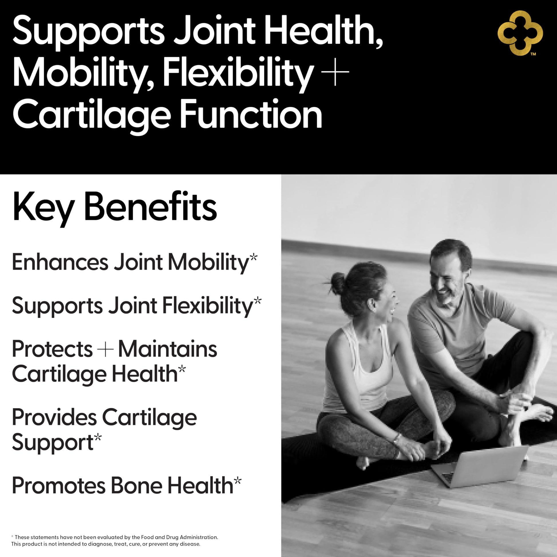 Campio Glucosamine Chondroitin MSM All-in-One Joint Support Supplement Turmeric, Hyaluronic Acid, Boswellia, Ginger Root, Bamboo, BioPerine, Black Pepper, Supports Joint Health & Flexibility 90 Count Campio uk supplements