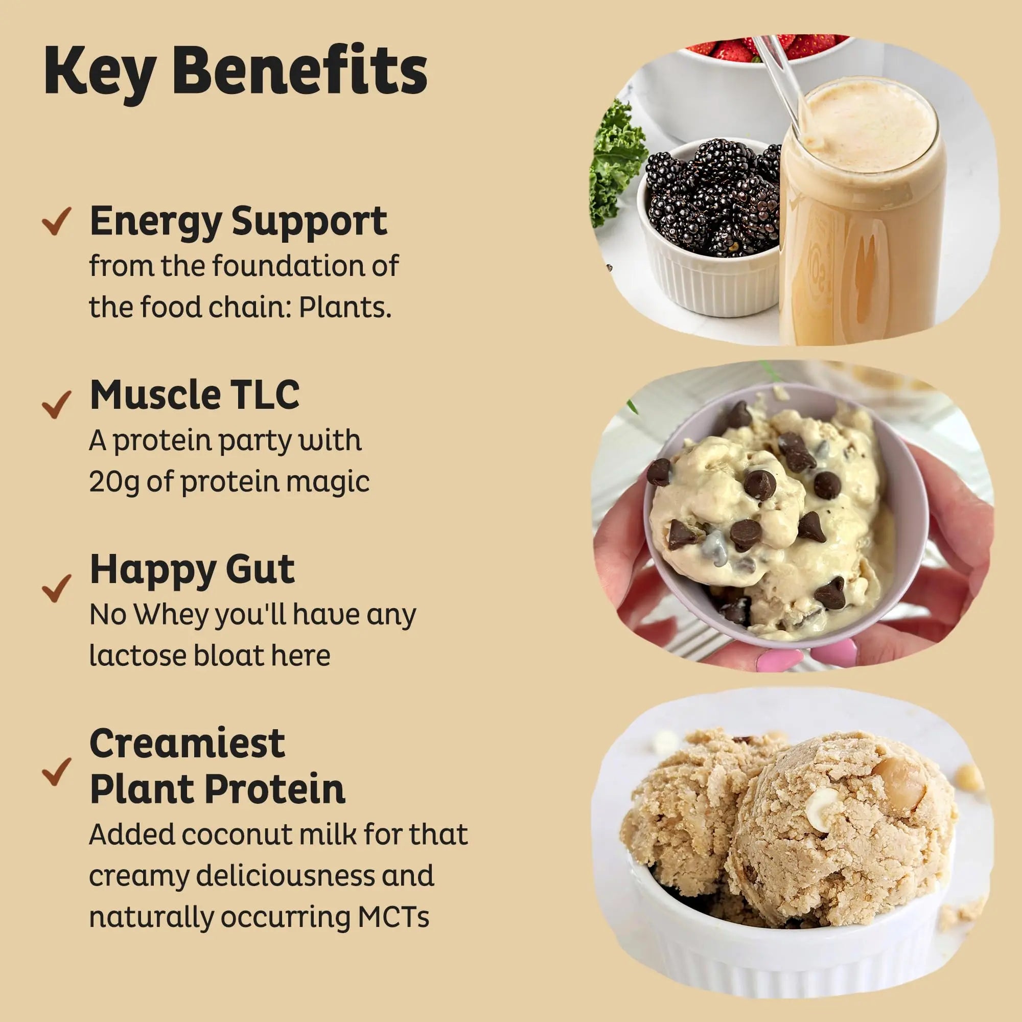 KOS Vegan Protein Powder Erythritol Free, Vanilla USDA Organic - Pea Protein Blend, Plant Based Superfood Rich in Vitamins & Minerals - Keto, Dairy Free - Meal Replacement for Women & Men, 28 Servings KOS uk supplements