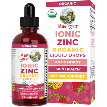 MaryRuth's Organic Liquid Zinc Supplement for Kids & Adults | Immune Support | Skin Health | Antioxidant | Cellular Metabolism | Zinc Sulfate | Vegan | Non-GMO | Sugar Free | Gluten Free | 4 oz MARYRUTH'S uk supplements