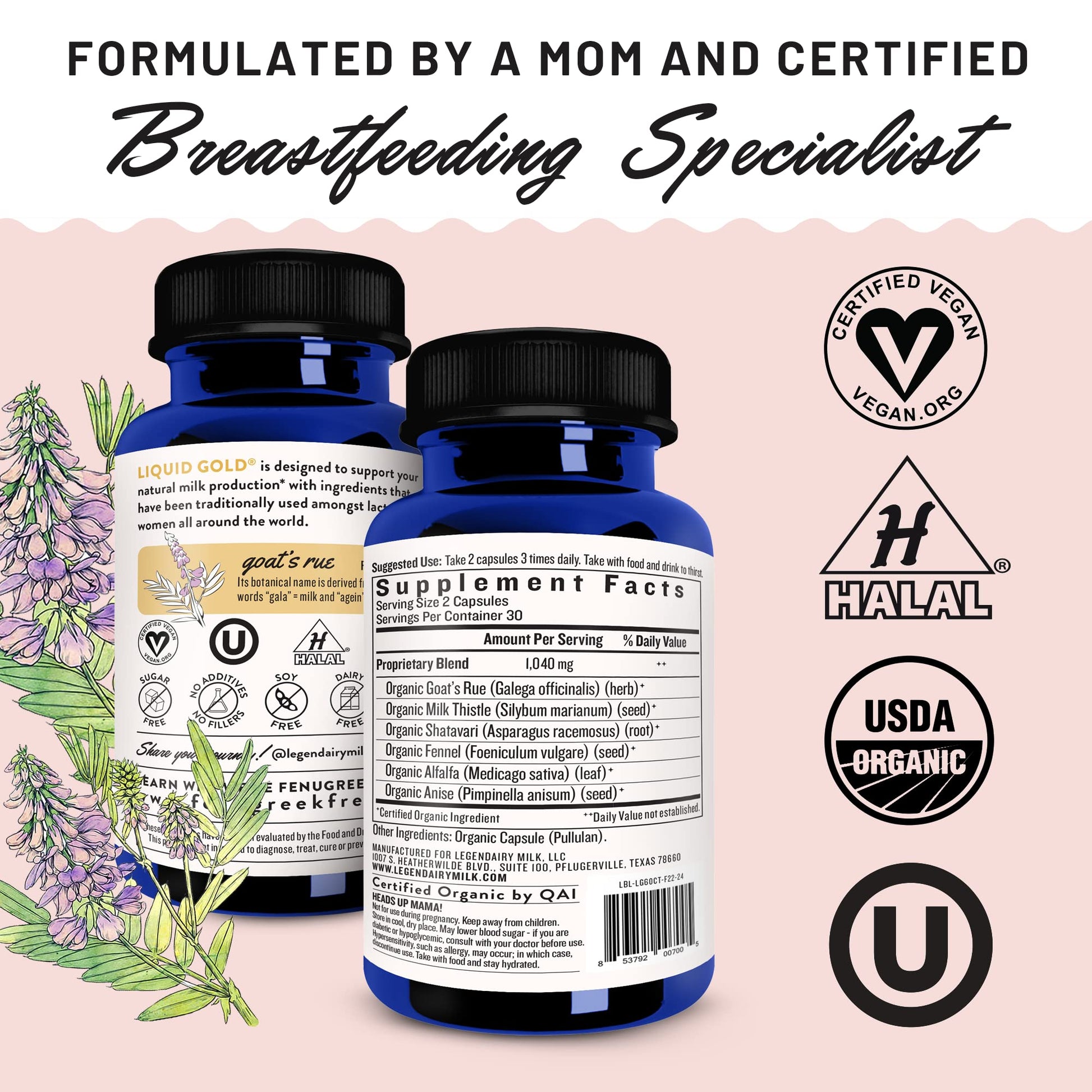 Legendairy Milk Liquid Gold Lactation Supplement, Organic Goat's Rue Lactation Legendairy Milk uk supplements